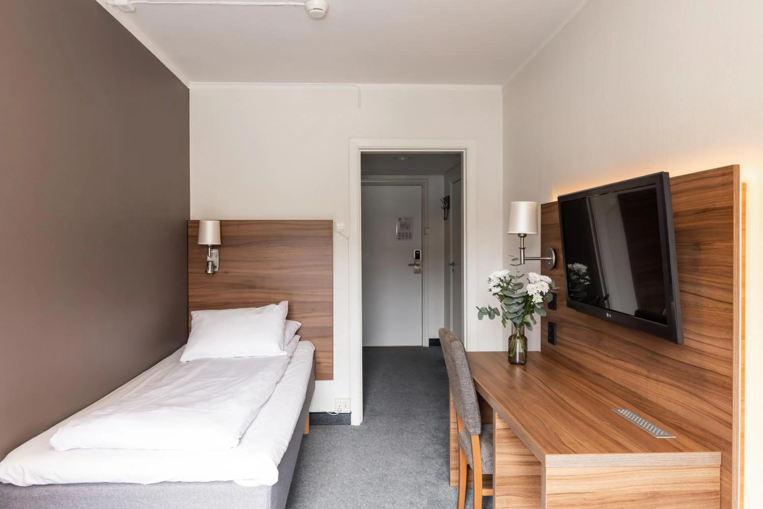 Bed in Thon Partner Hotel Backlund