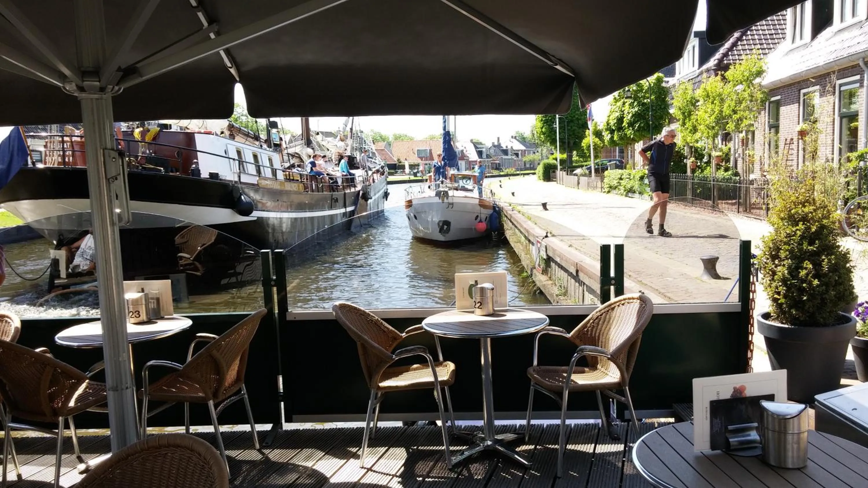 Balcony/Terrace in Hotel Restaurant It posthus