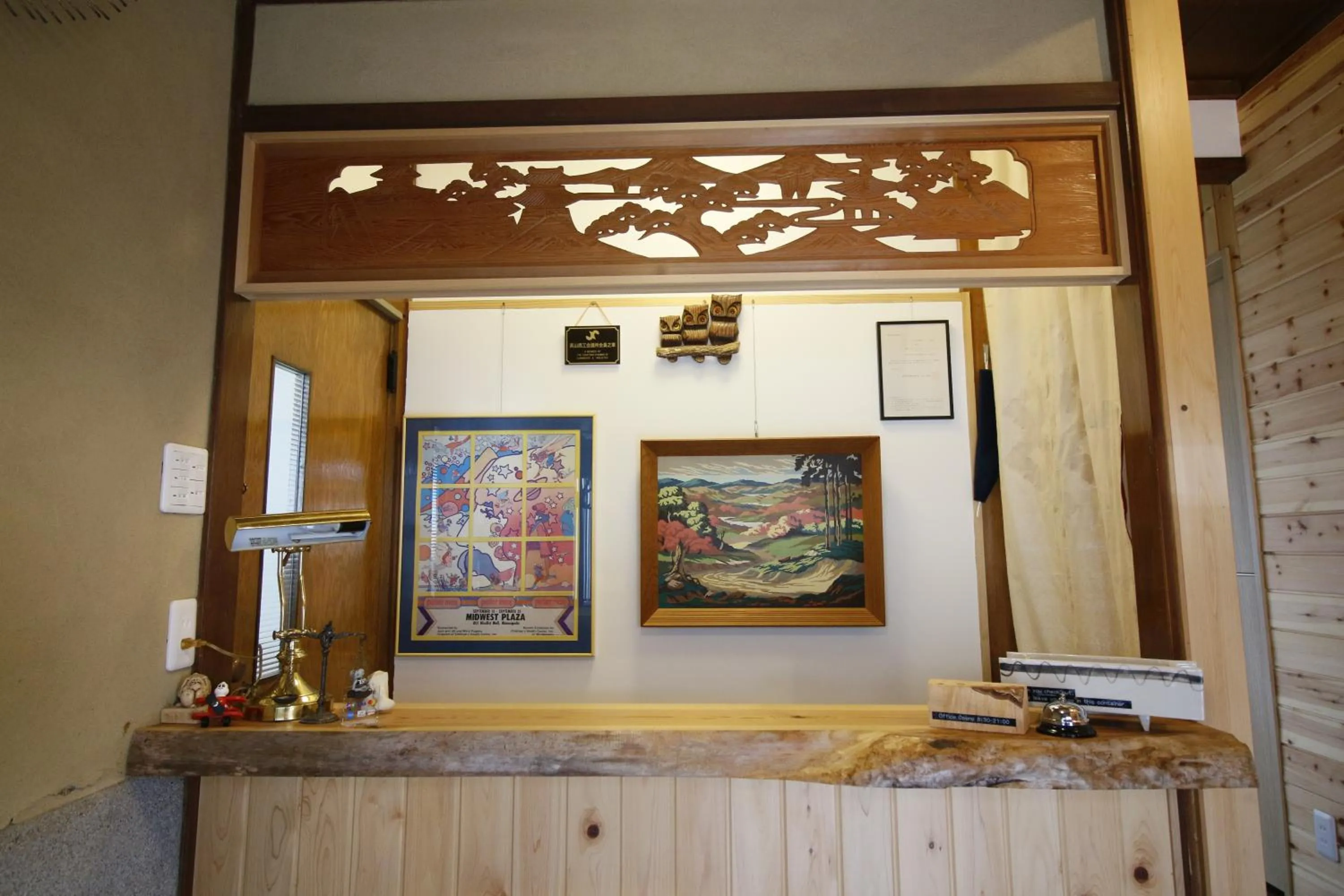 Lobby or reception in Hostel Fish in a River