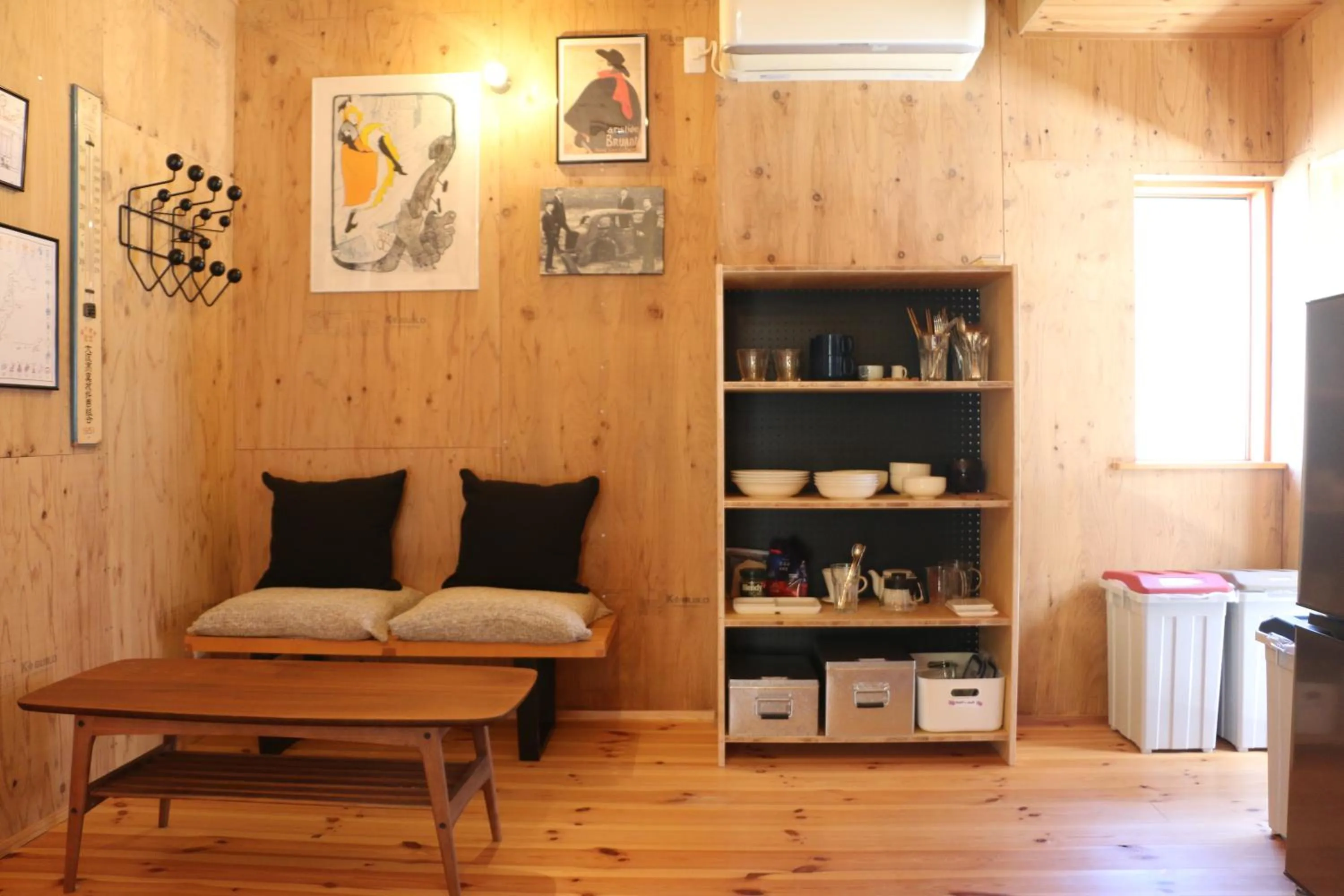 Living room in Hostel Fish in a River