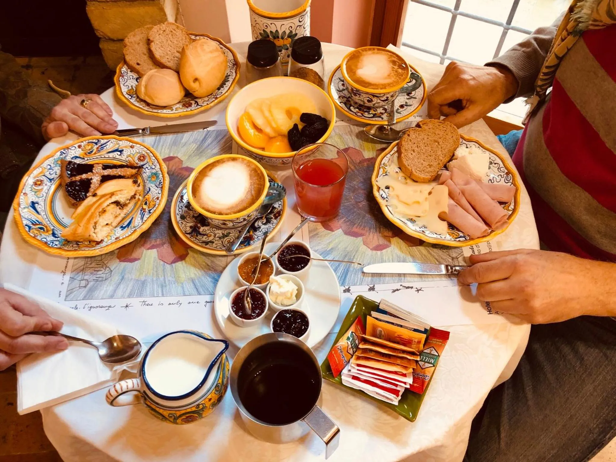 Food and drinks in Hotel Pallotta