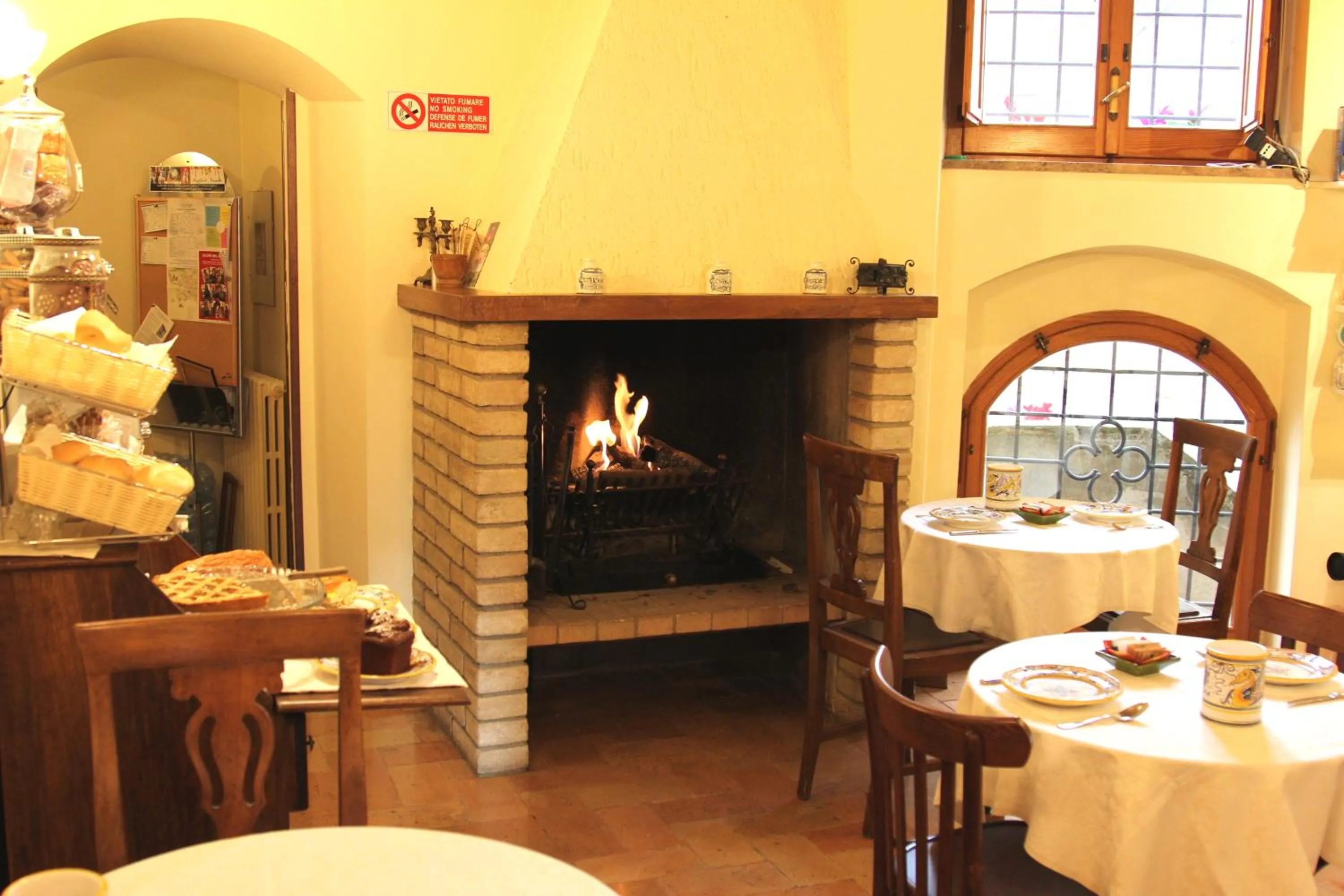 Decorative detail in Hotel Pallotta