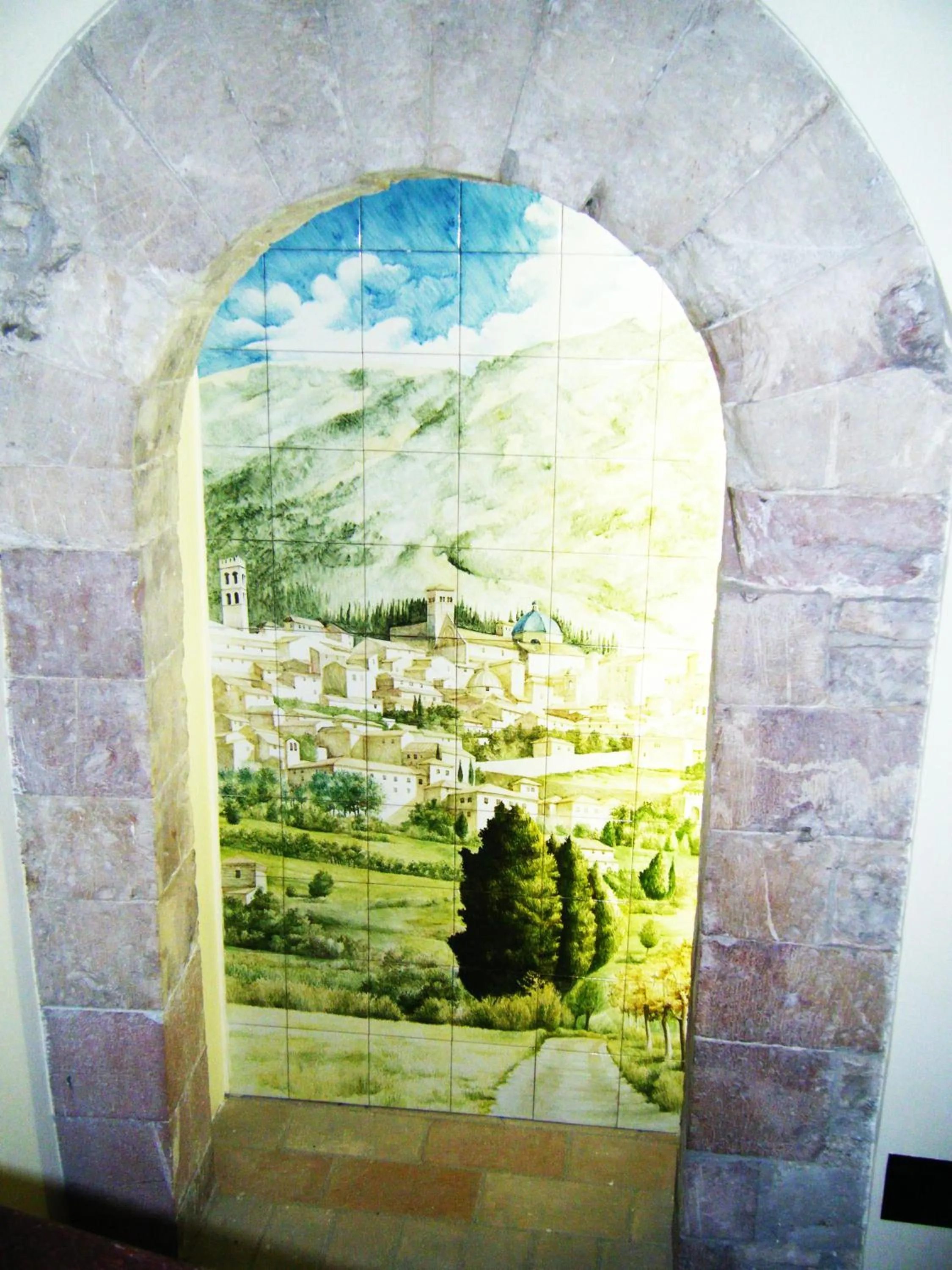 Decorative detail in Hotel Pallotta