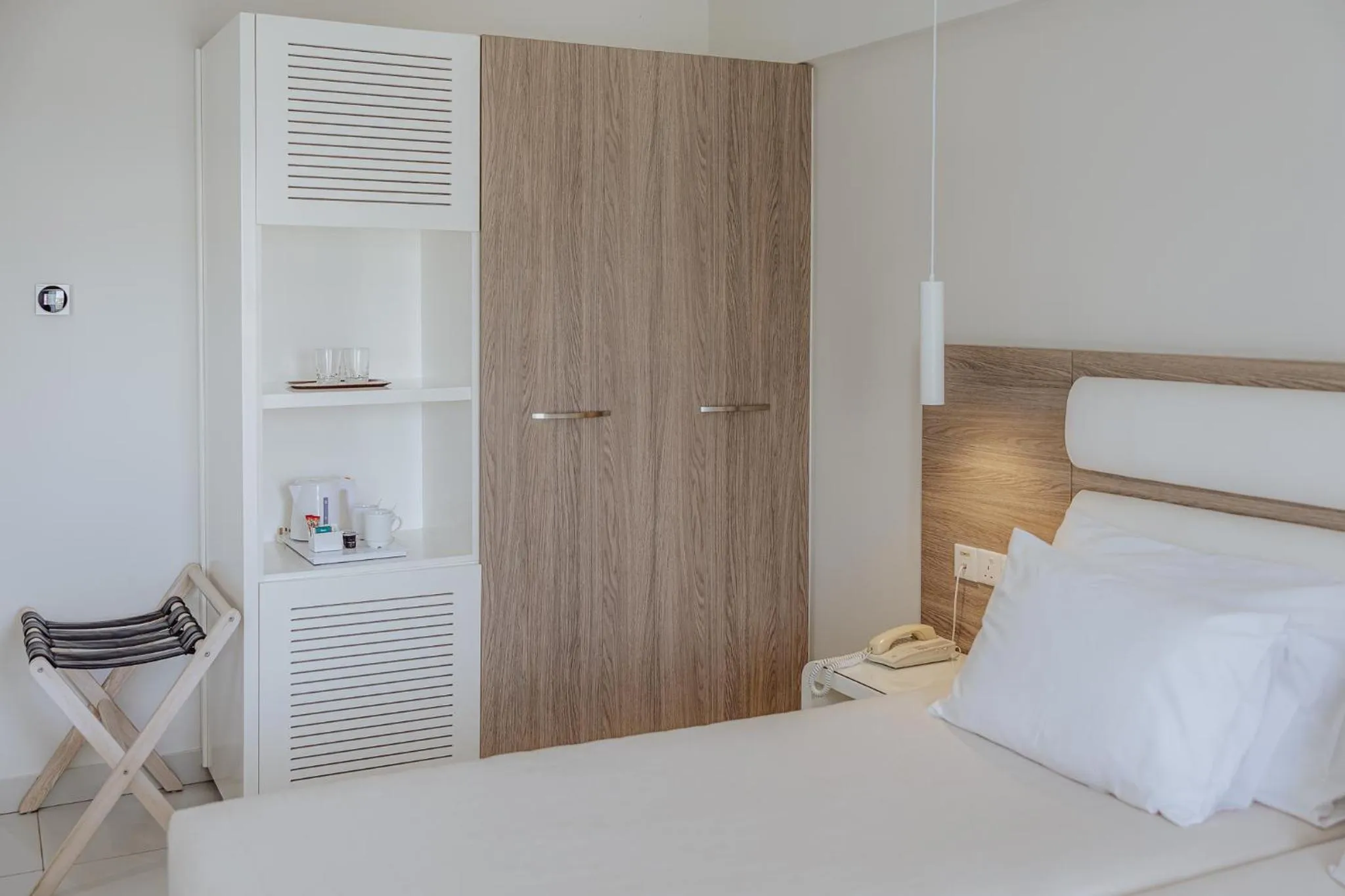 Coffee/tea facilities, Bed in Tasia Maris Sands (Adults Only)