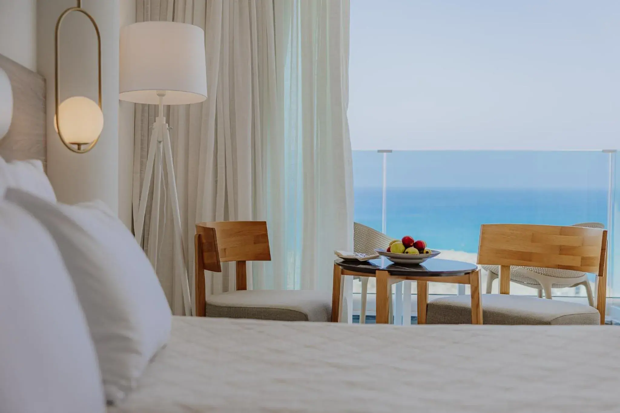 Balcony/Terrace, Bed in Tasia Maris Sands (Adults Only) Balcony/Terrace, Bed in Tasia Maris Sands (Adults Only)