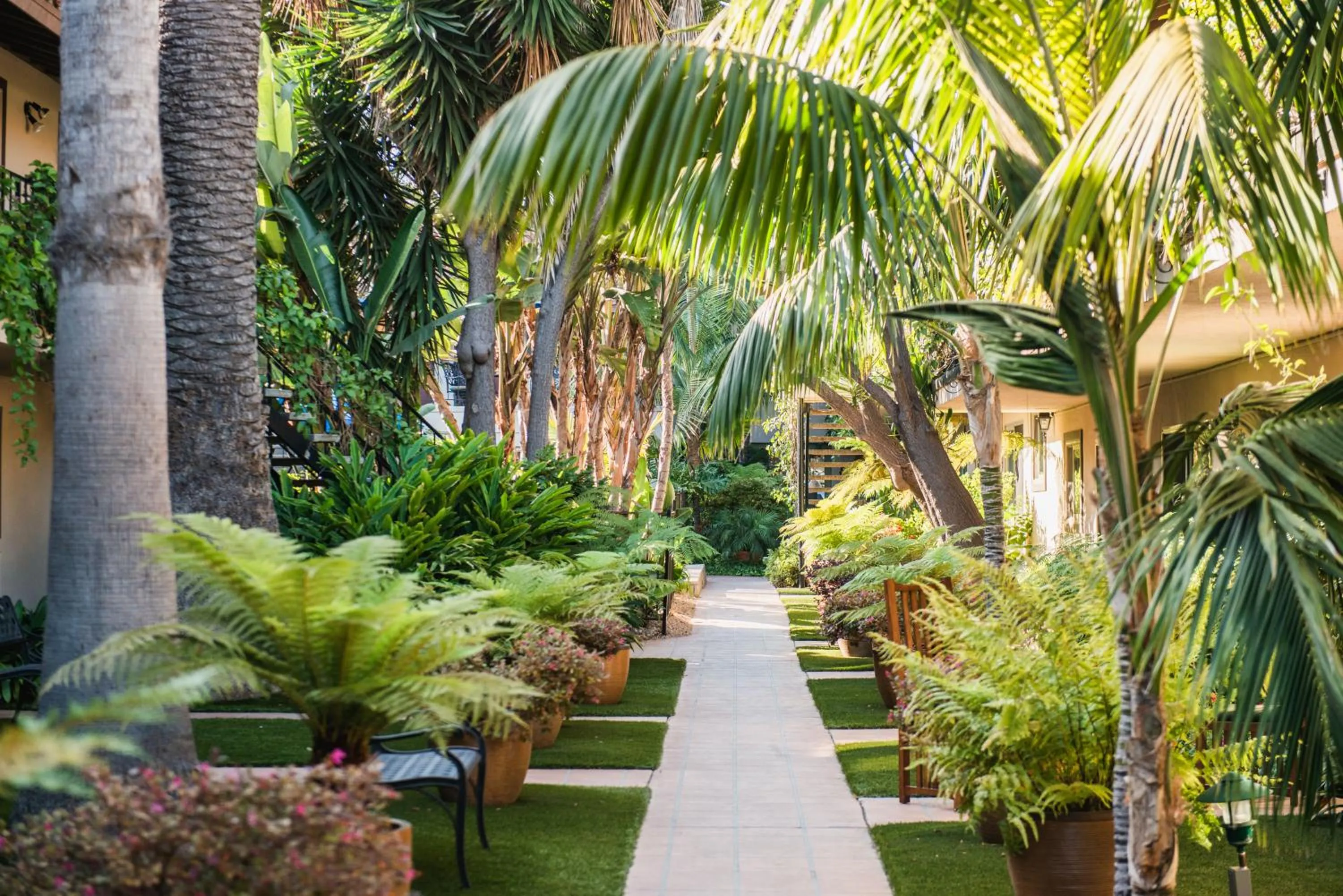 Garden in Inn by the Harbor