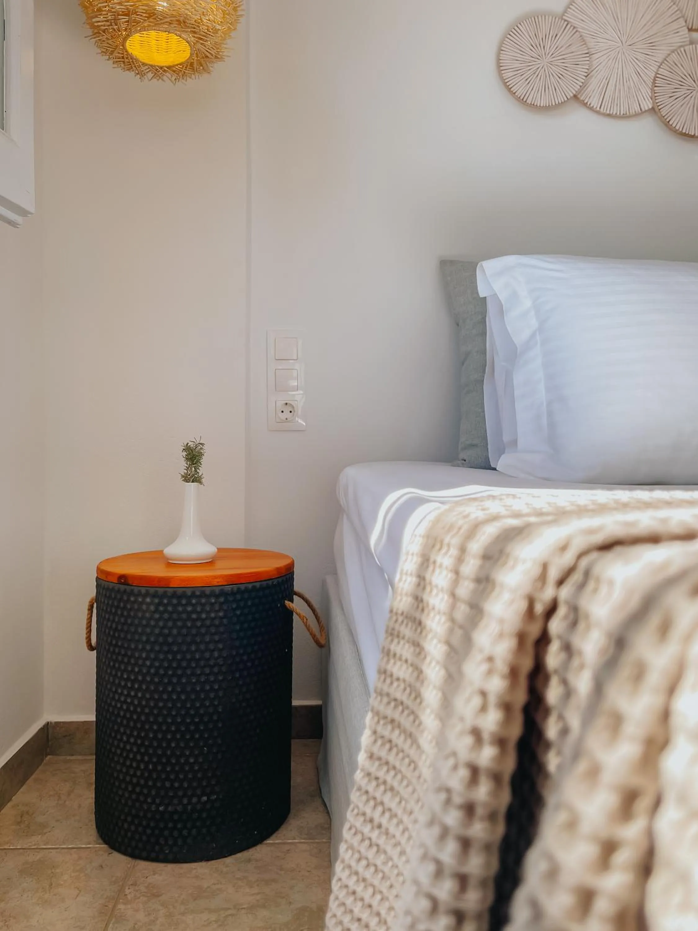 Bed in Mouras studios