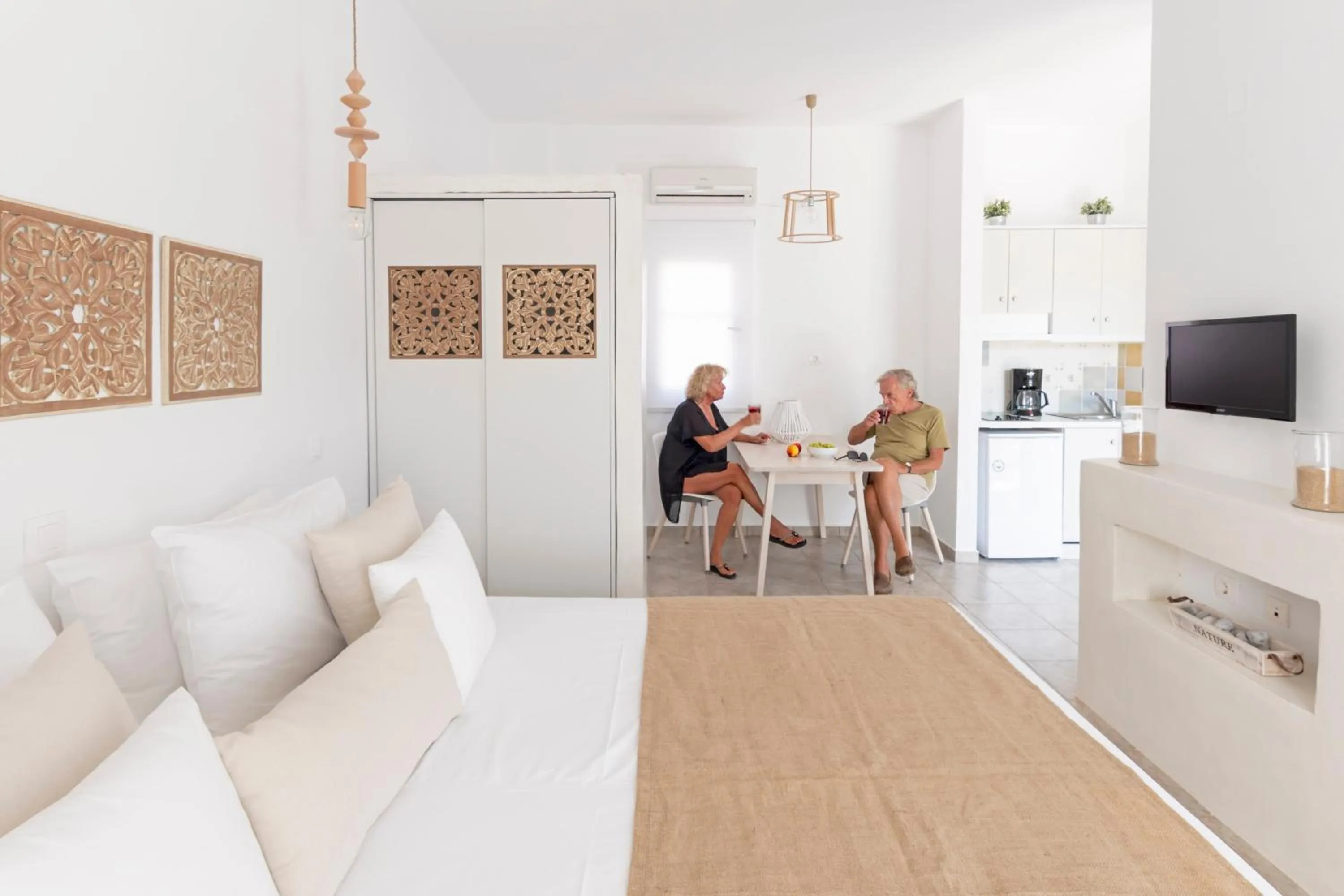 Kitchen or kitchenette in Mouras studios