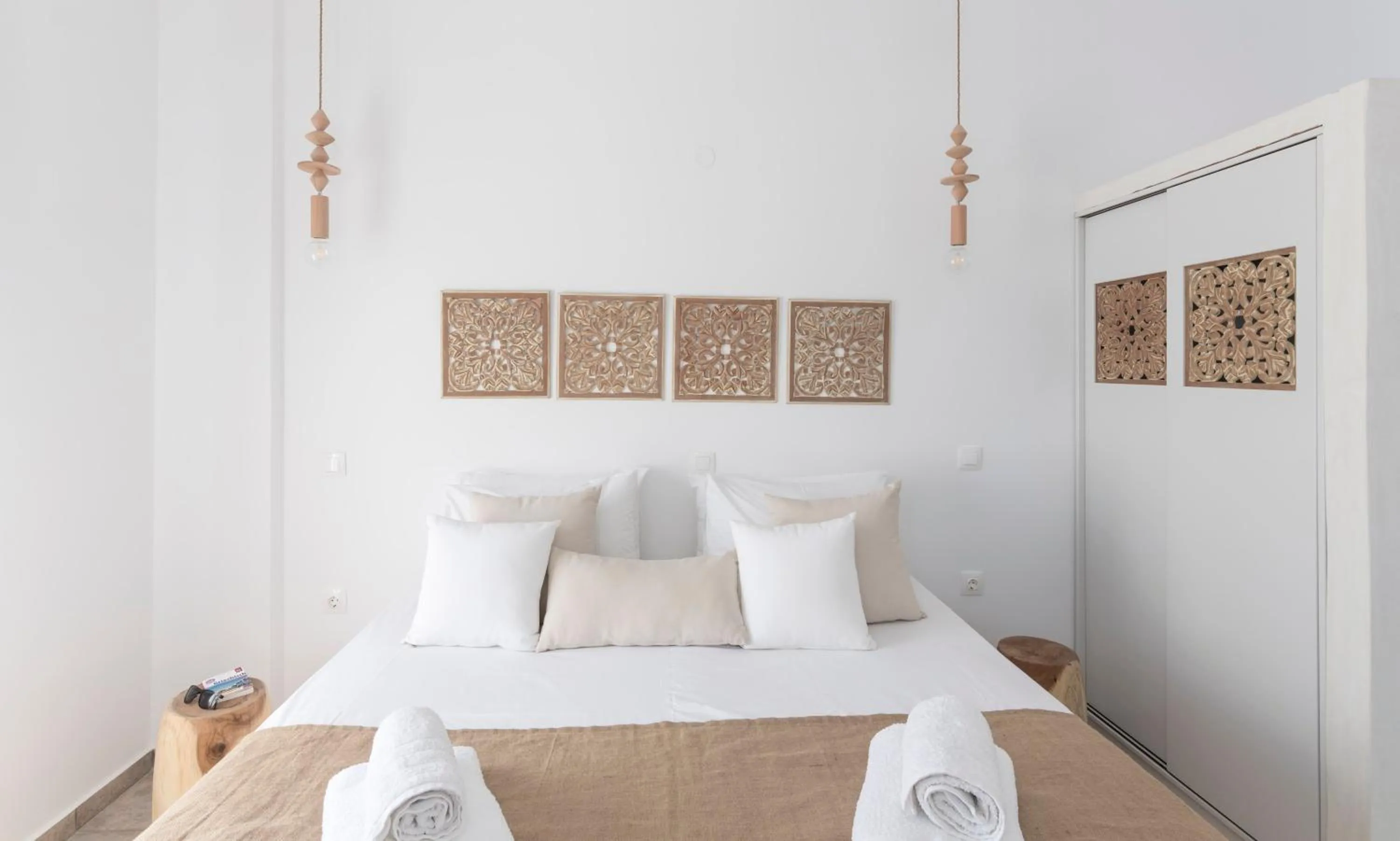 Bed in Mouras studios