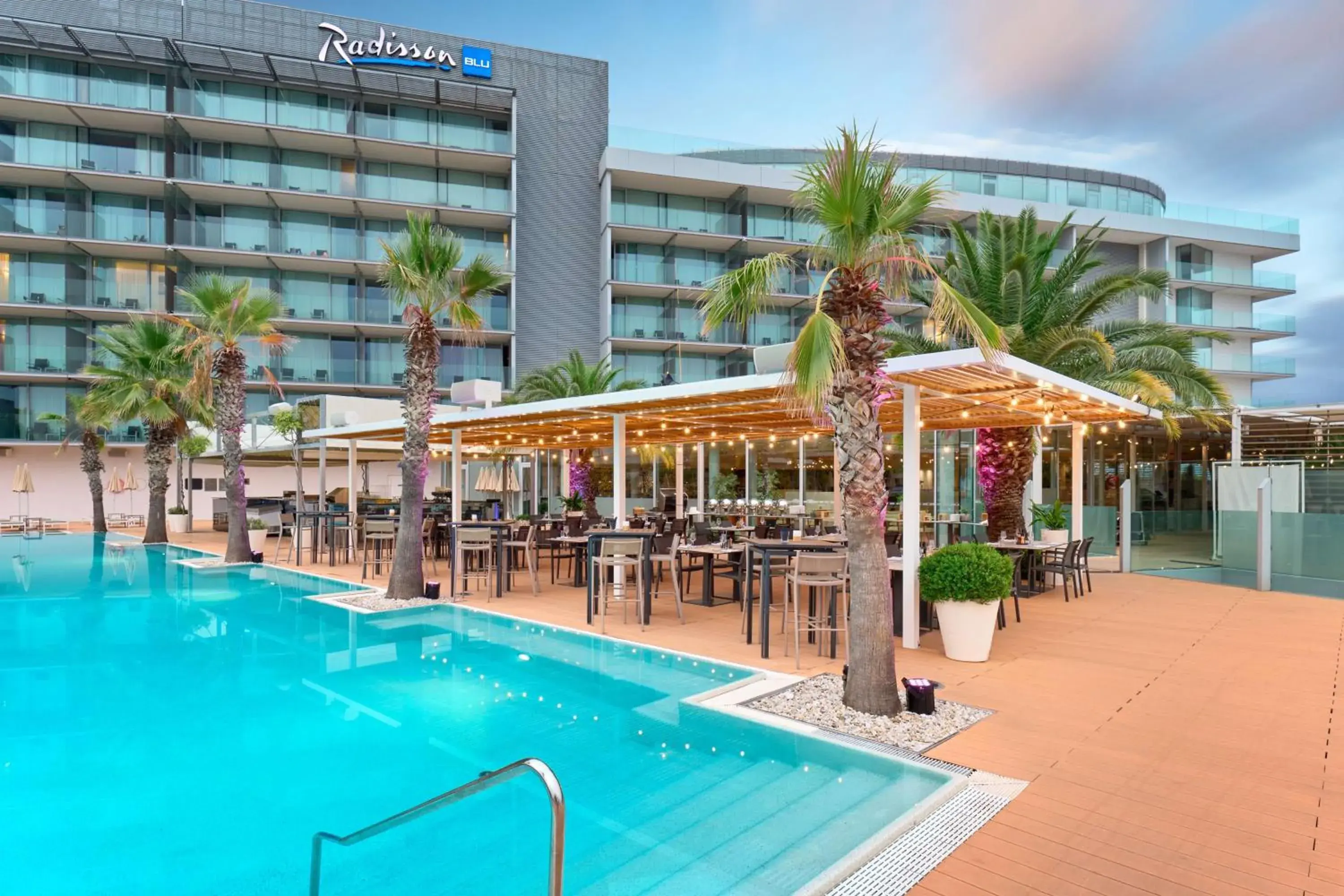 Pool view in Radisson Blu Resort & Spa Pool view in Radisson Blu Resort & Spa