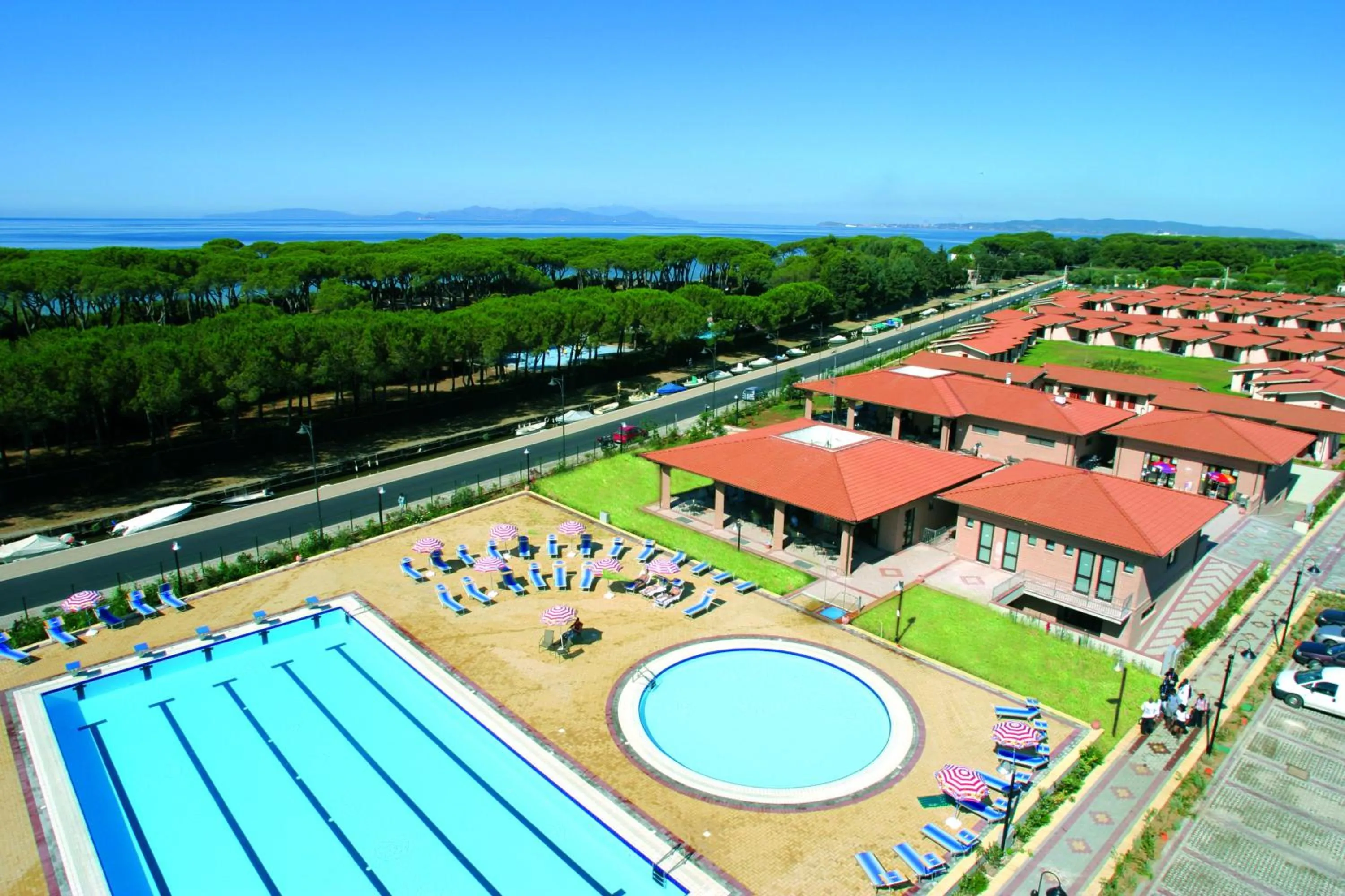 Bird's eye view in Villaggio Il Girasole