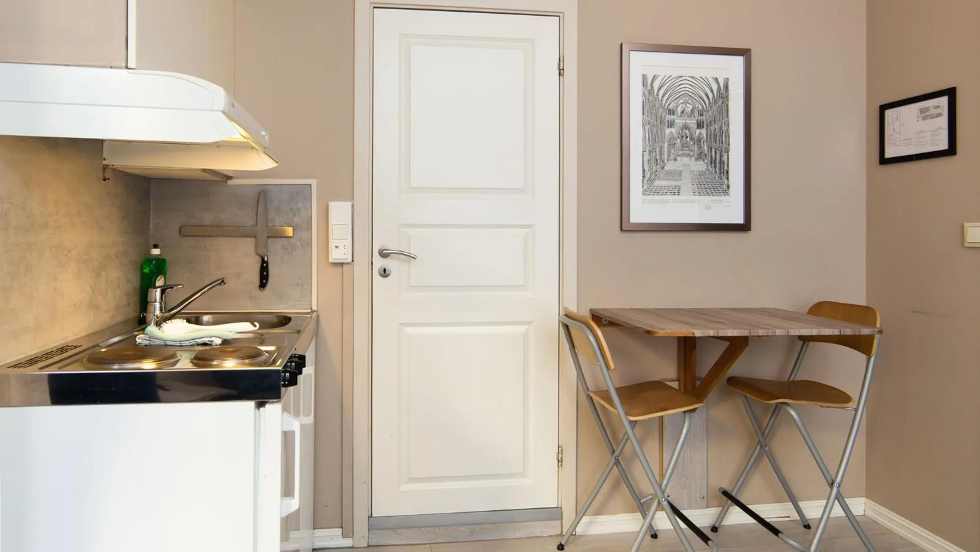 Kitchen or kitchenette in Pensjonat Jarlen