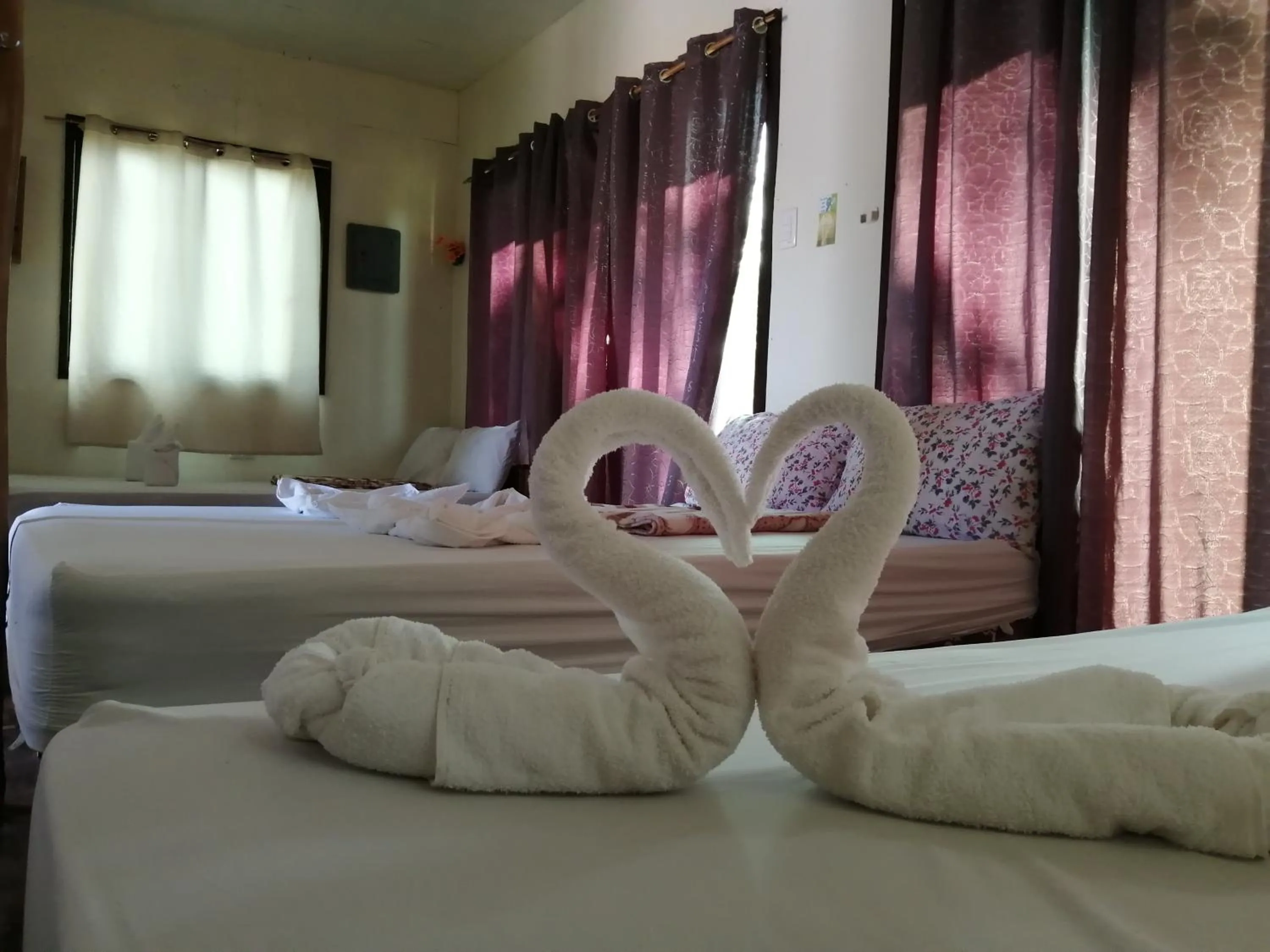 Bed in Villa Encantador Resort