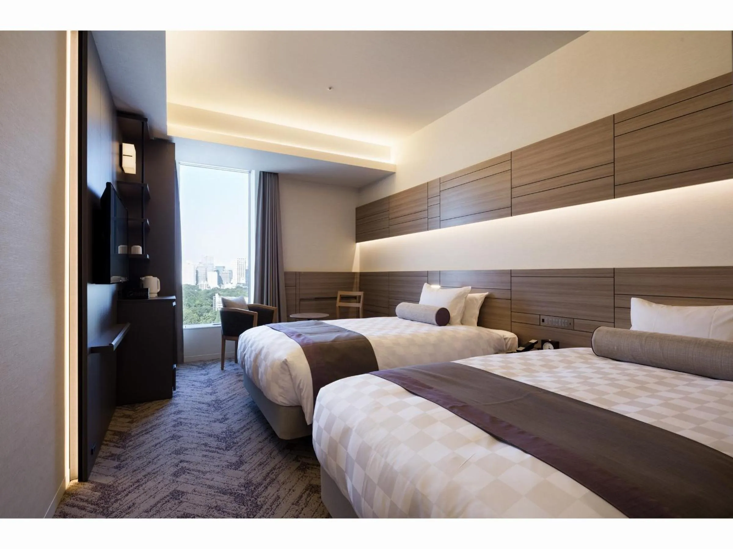 Photo of the whole room, Bed in Nihon Seinenkan Hotel