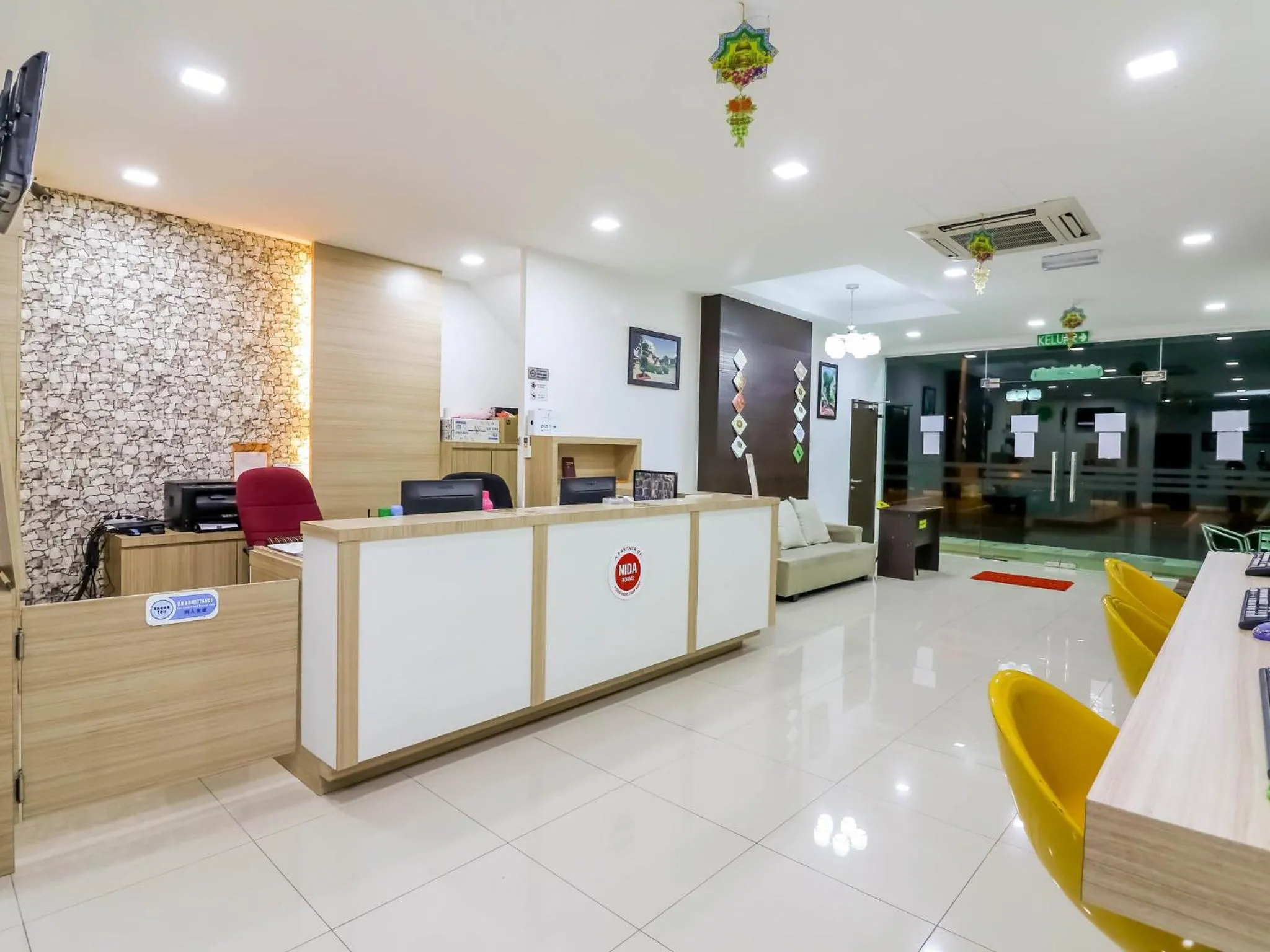 Lobby or reception in Citrine Hotel