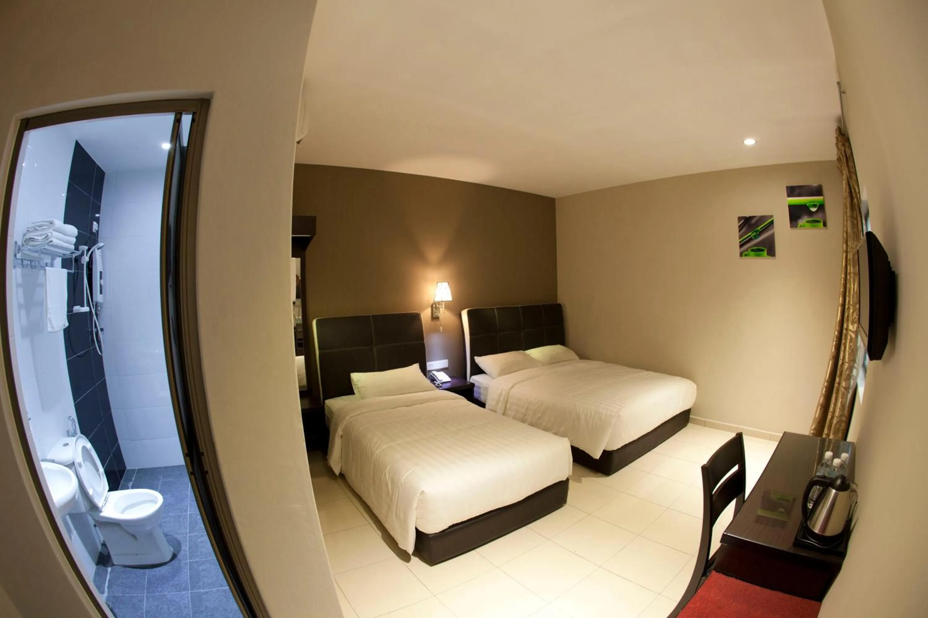 Bed in Ayer Hitam Hotel