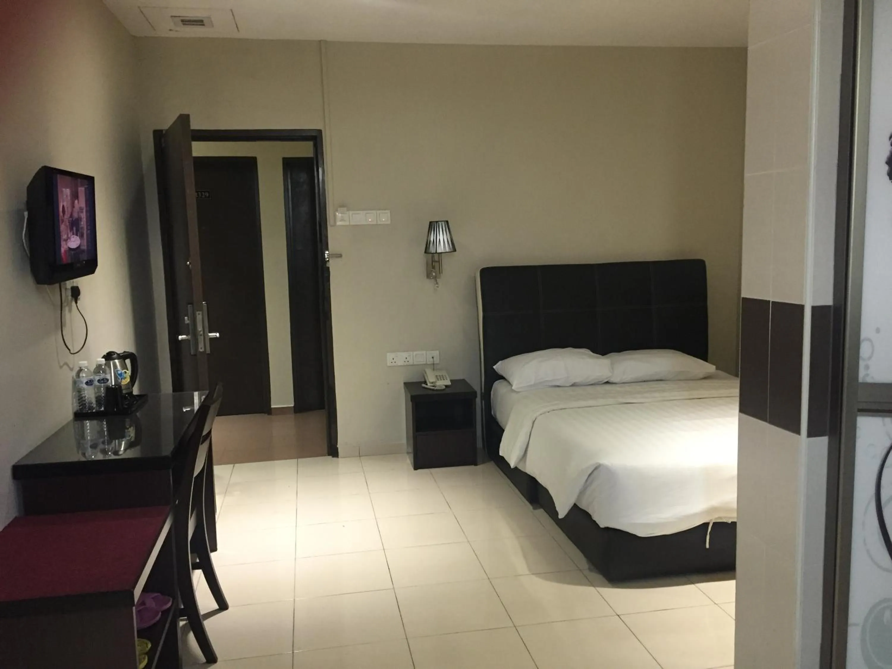 Bed in Ayer Hitam Hotel