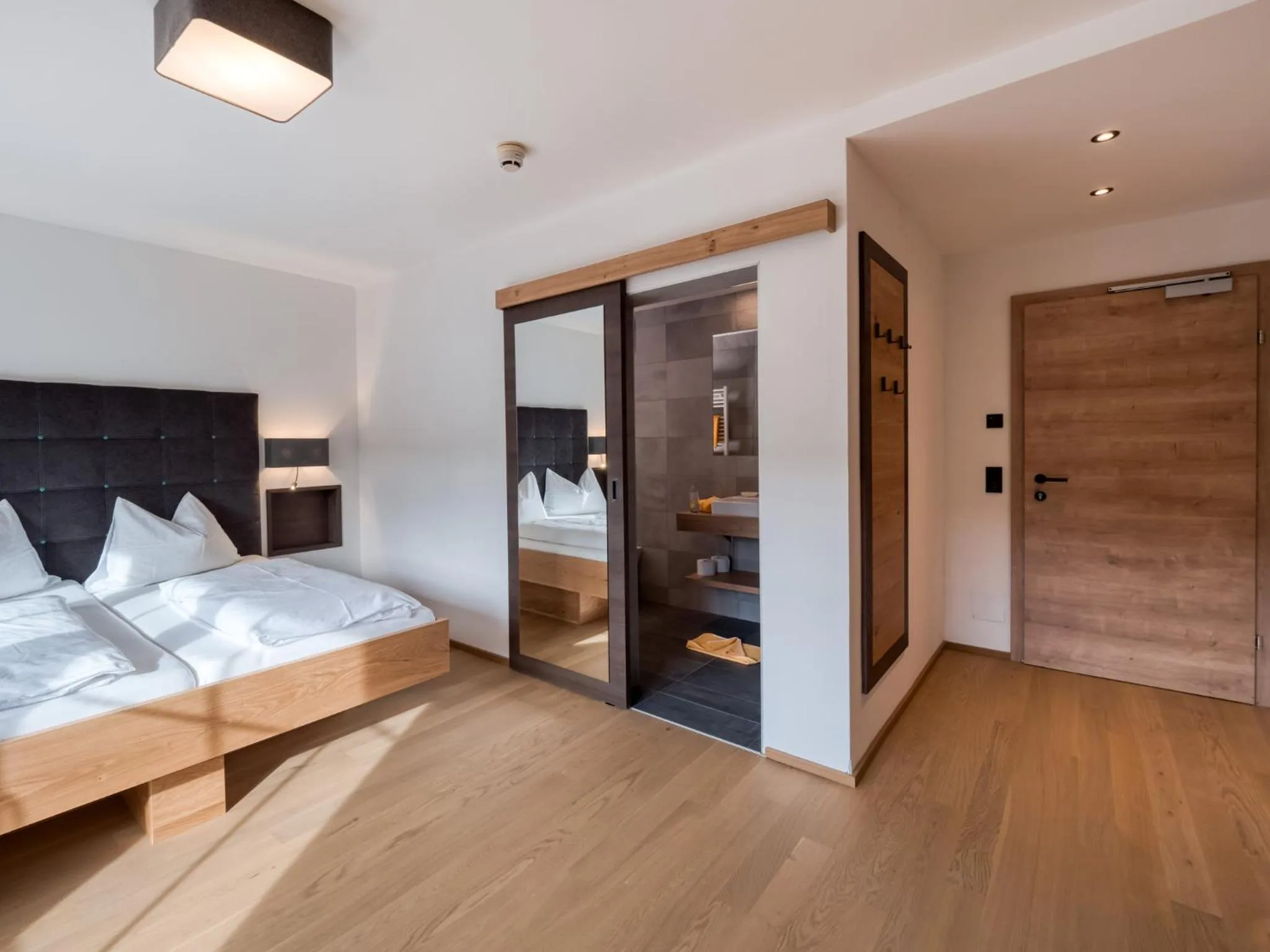 Bed in Hotel Matschner