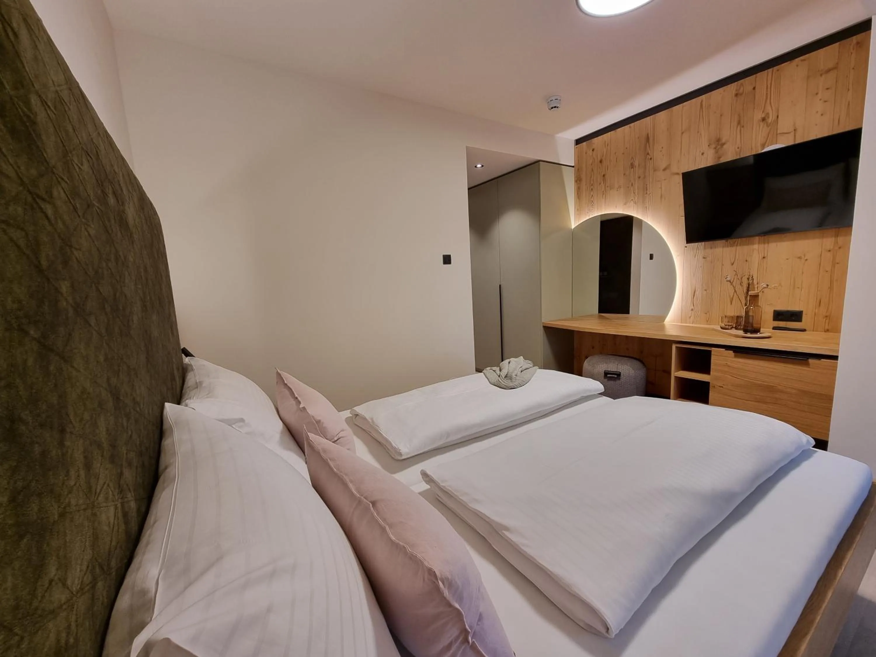 Bed in Hotel Matschner