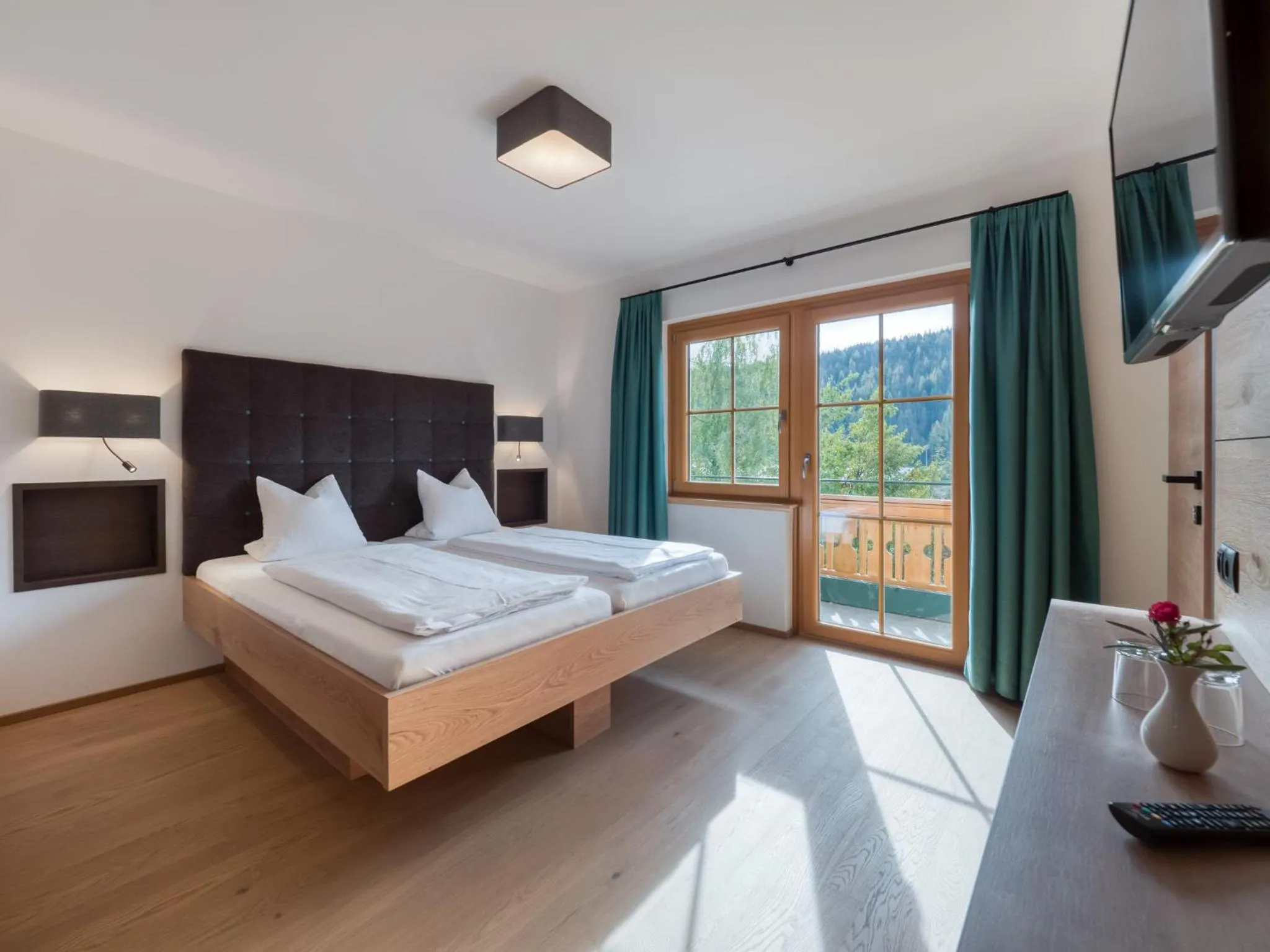 Bed in Hotel Matschner