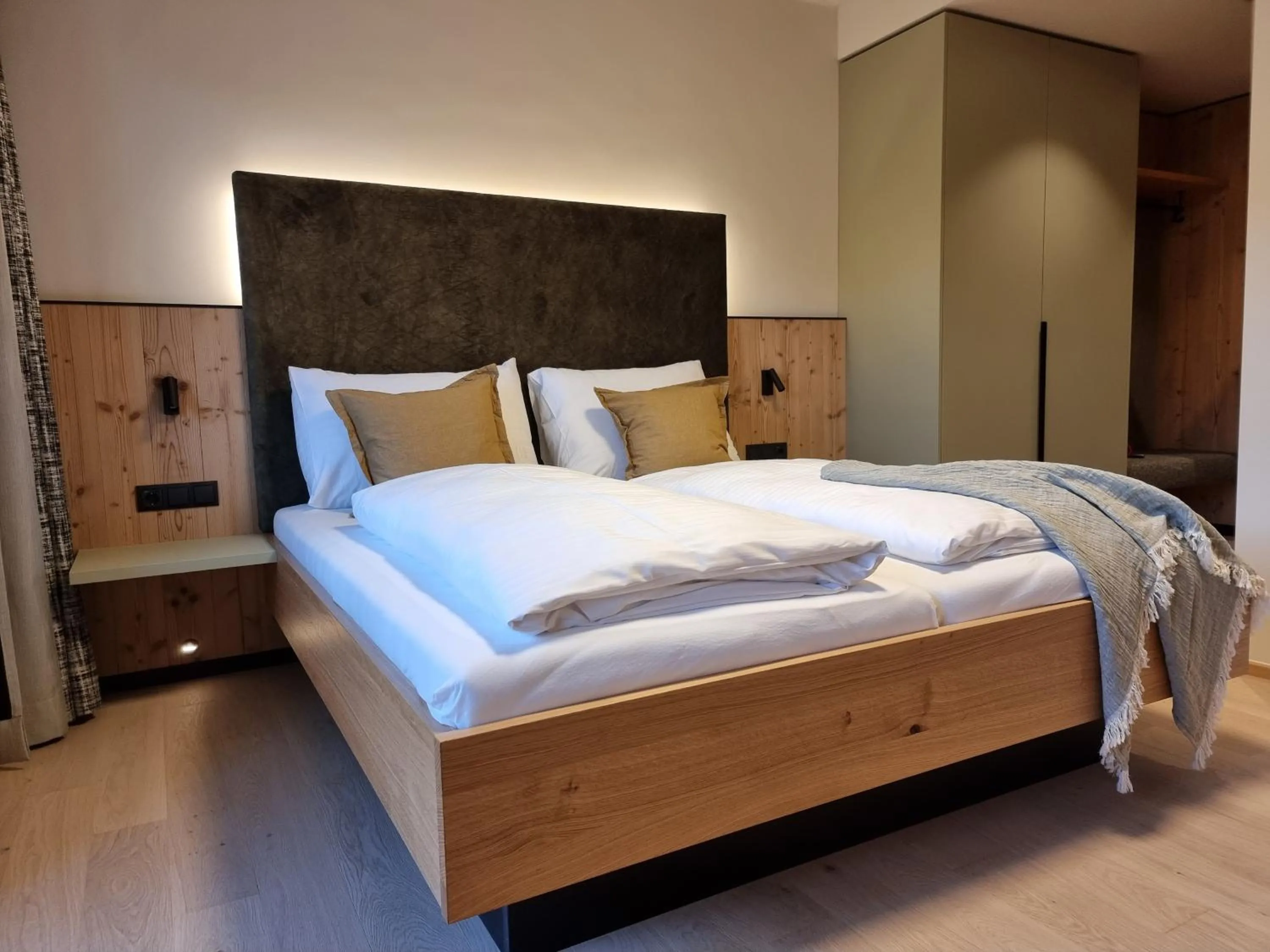 Bed in Hotel Matschner