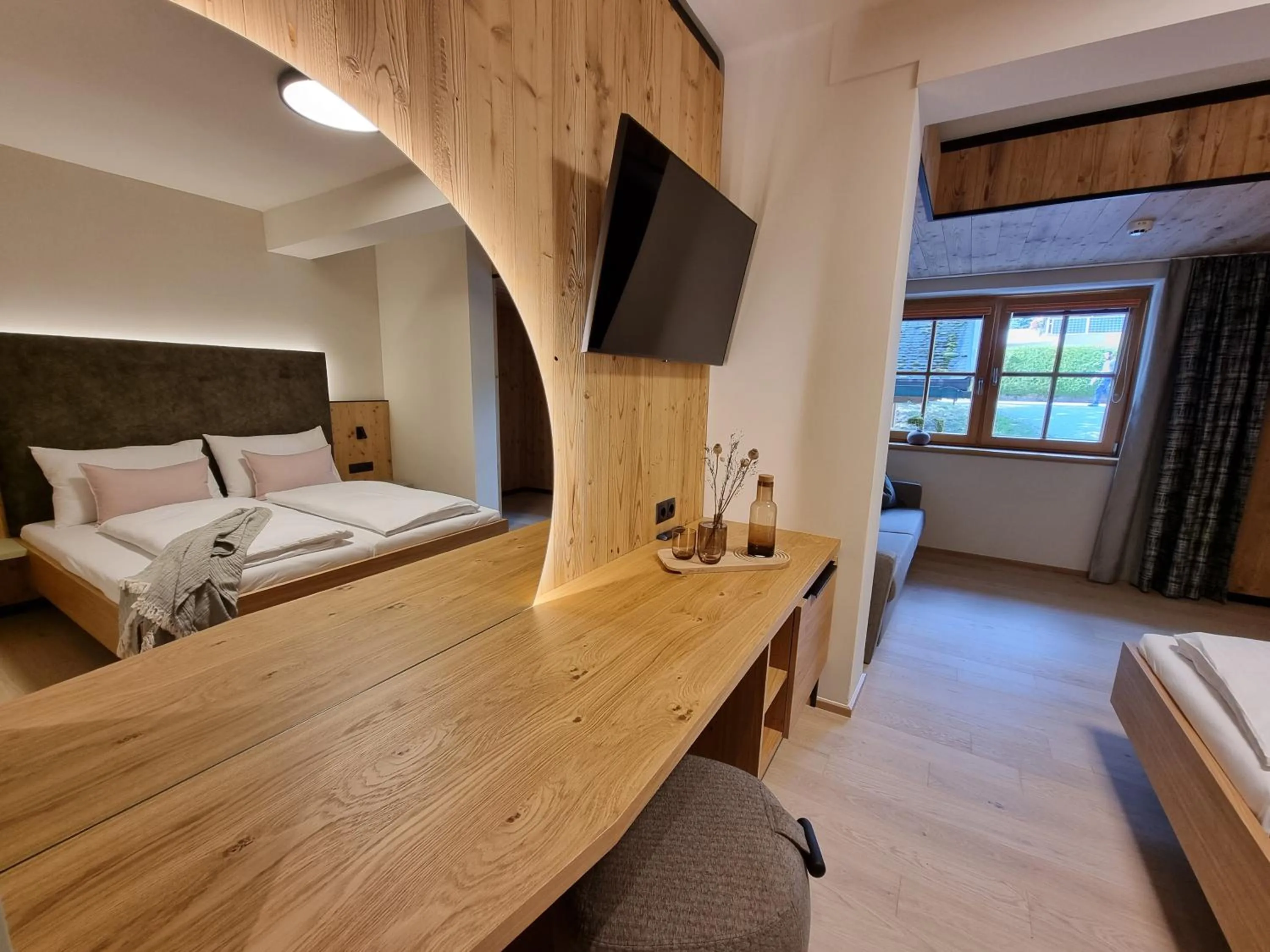 Bed in Hotel Matschner