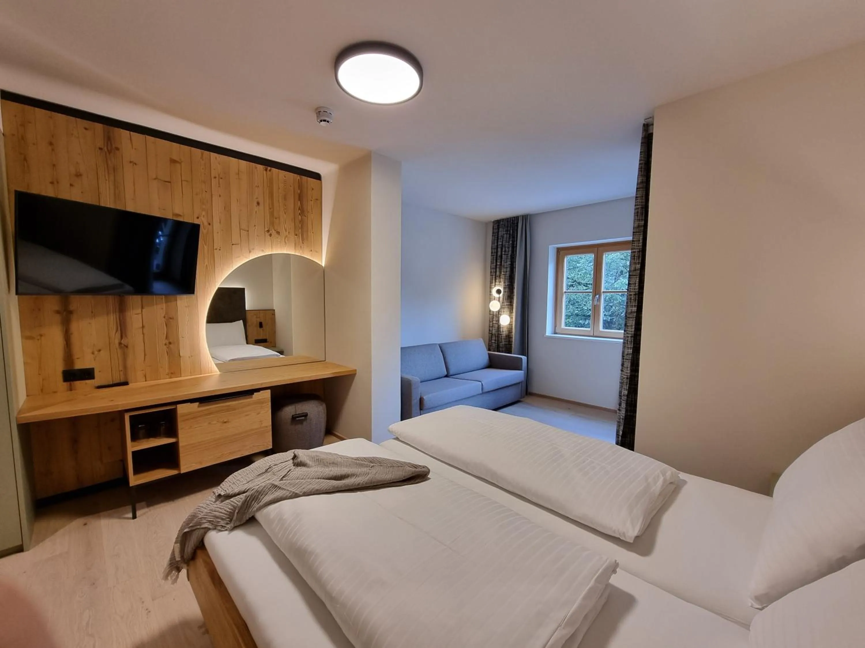 Bed in Hotel Matschner