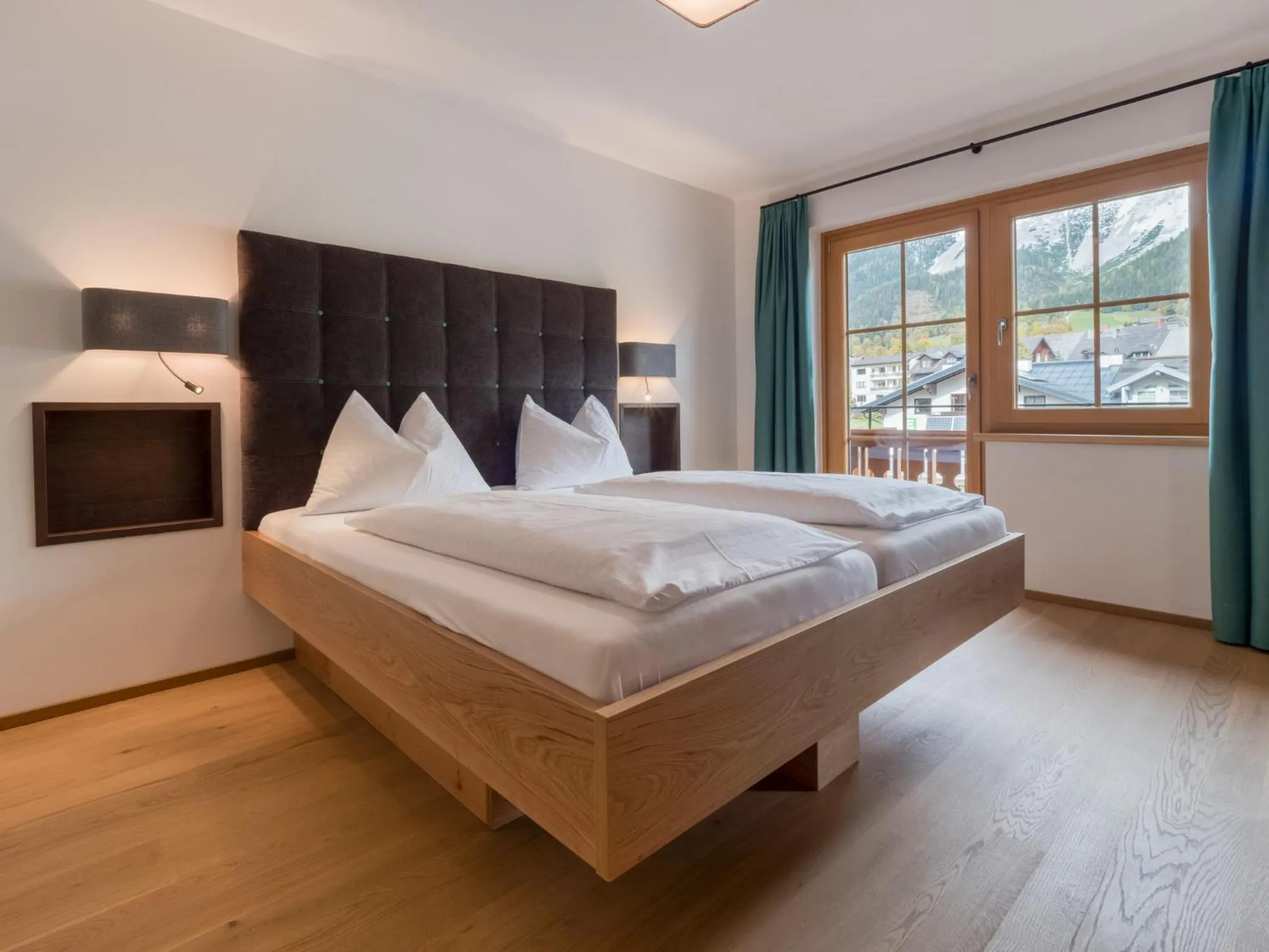 Bed in Hotel Matschner