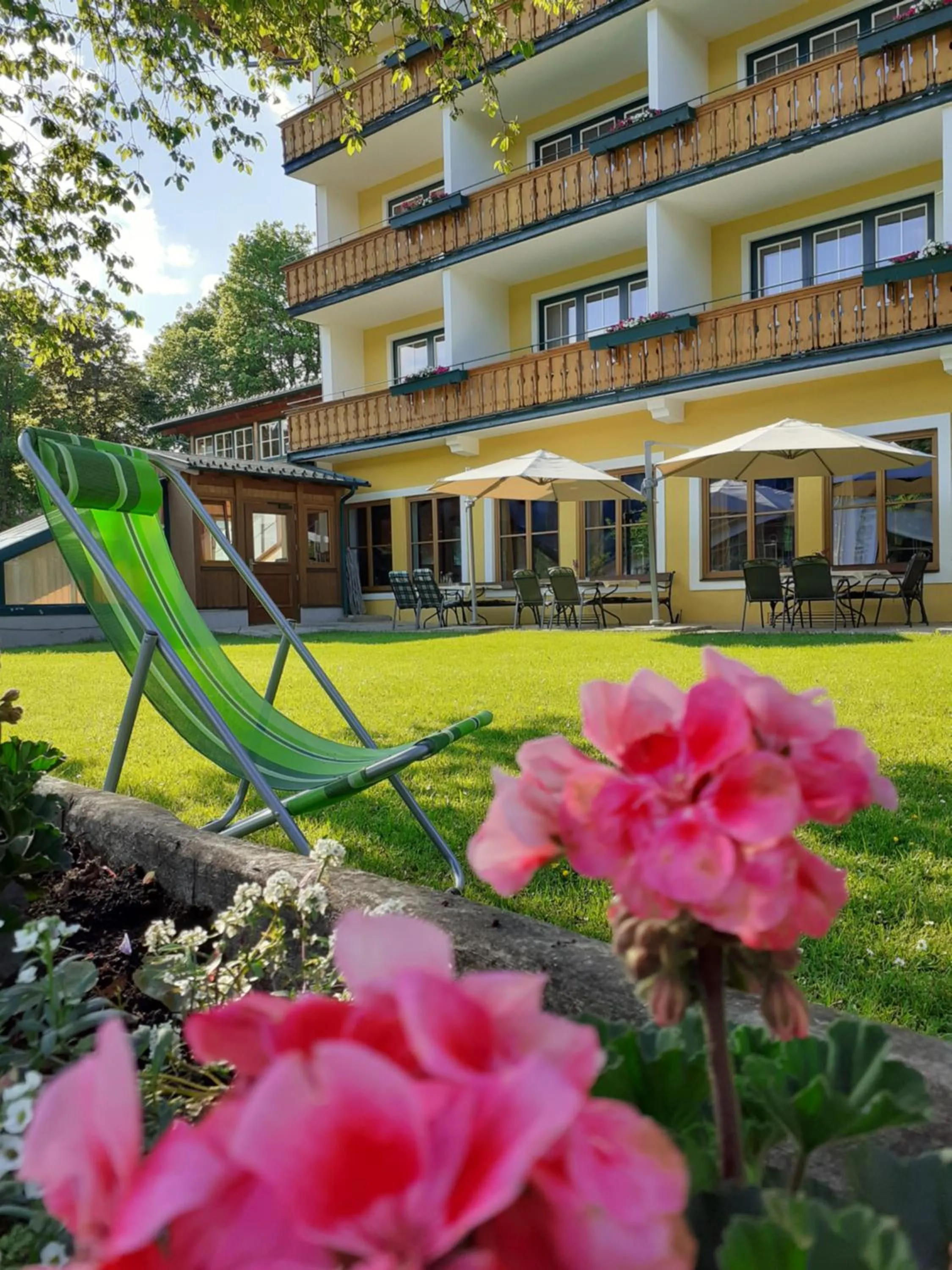 Garden in Hotel Matschner