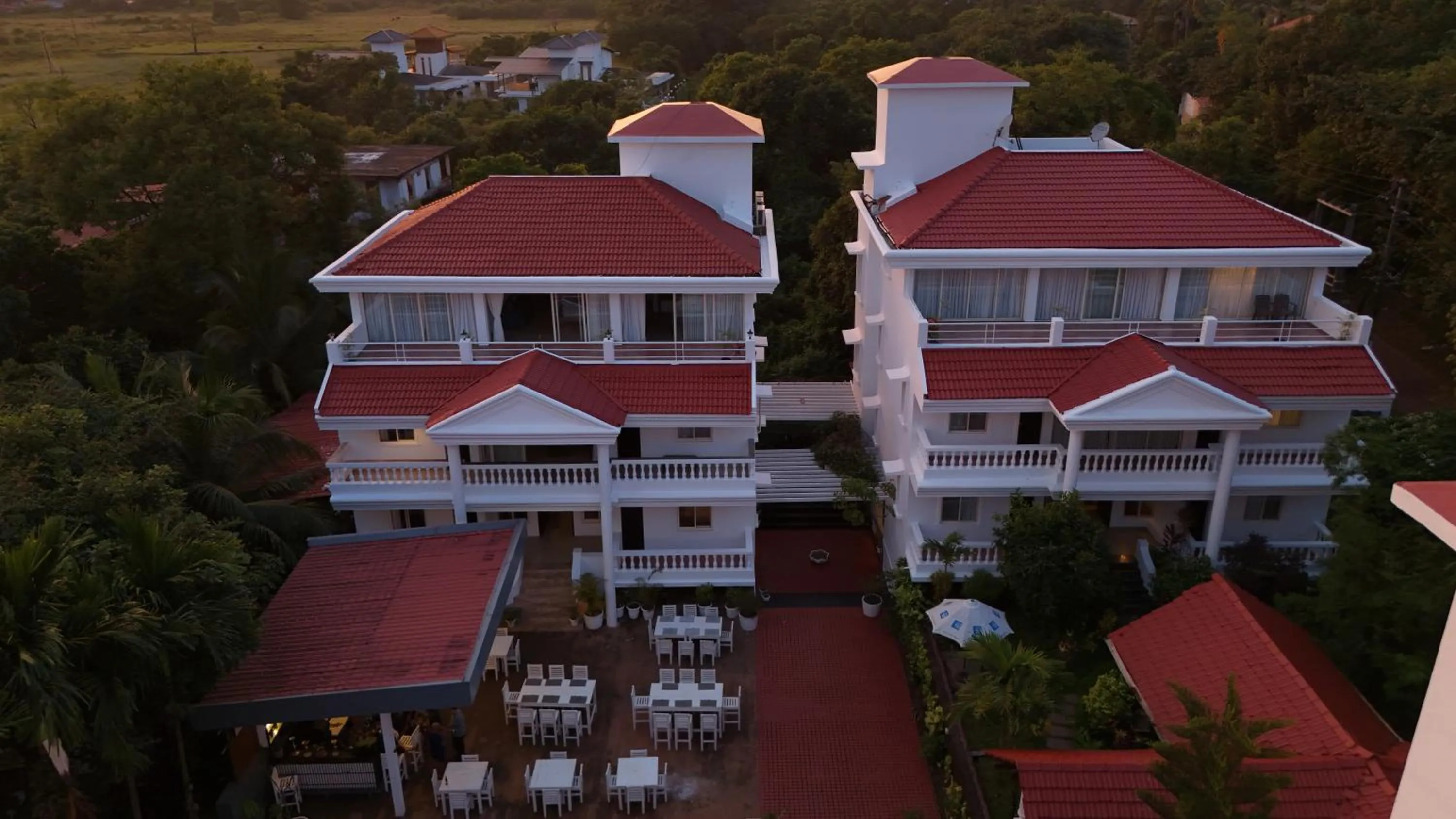 Property building in Casa Ahaana Resort Vagator, By Lavin Hotels