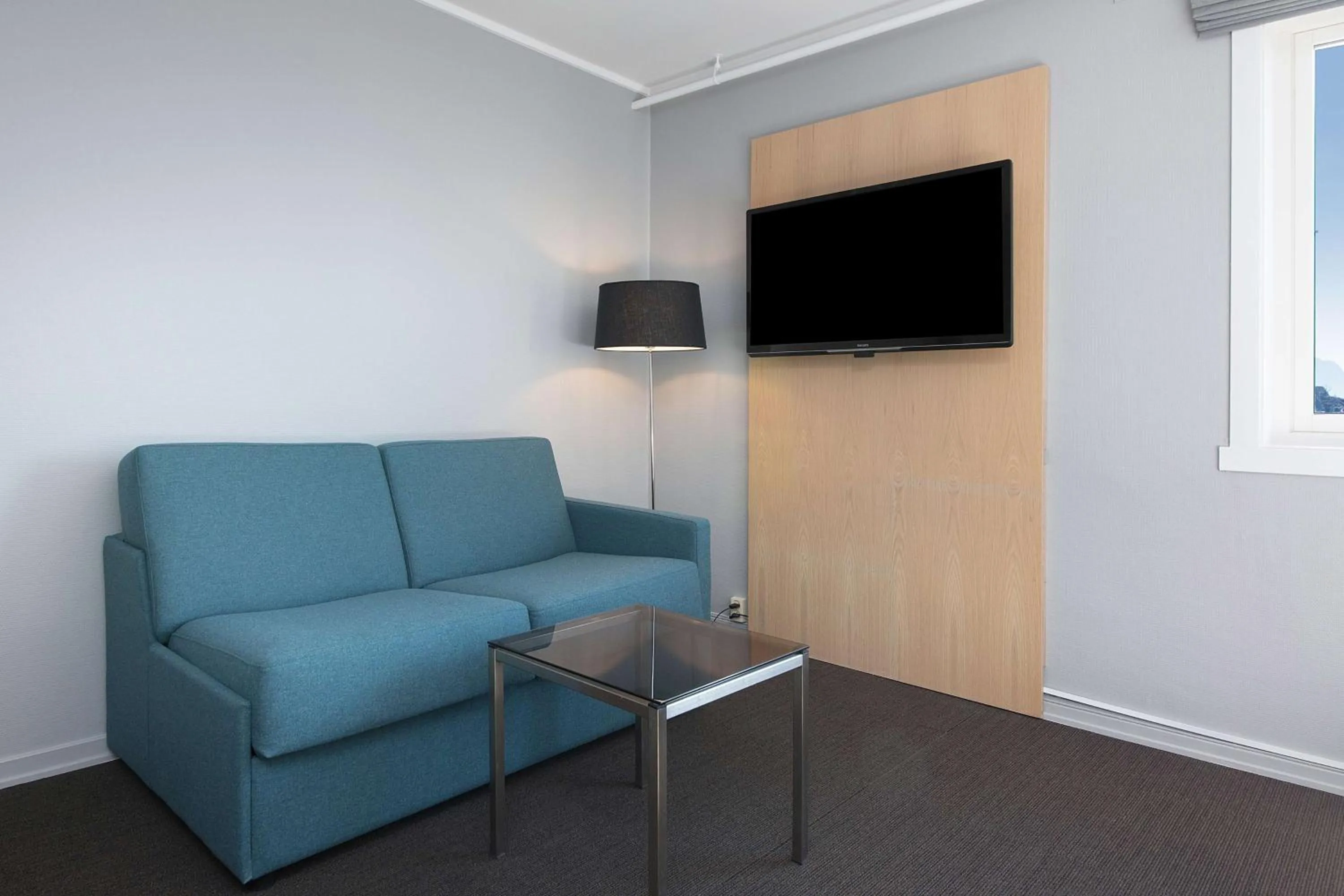 Living room in Scandic Vestfjord Lofoten