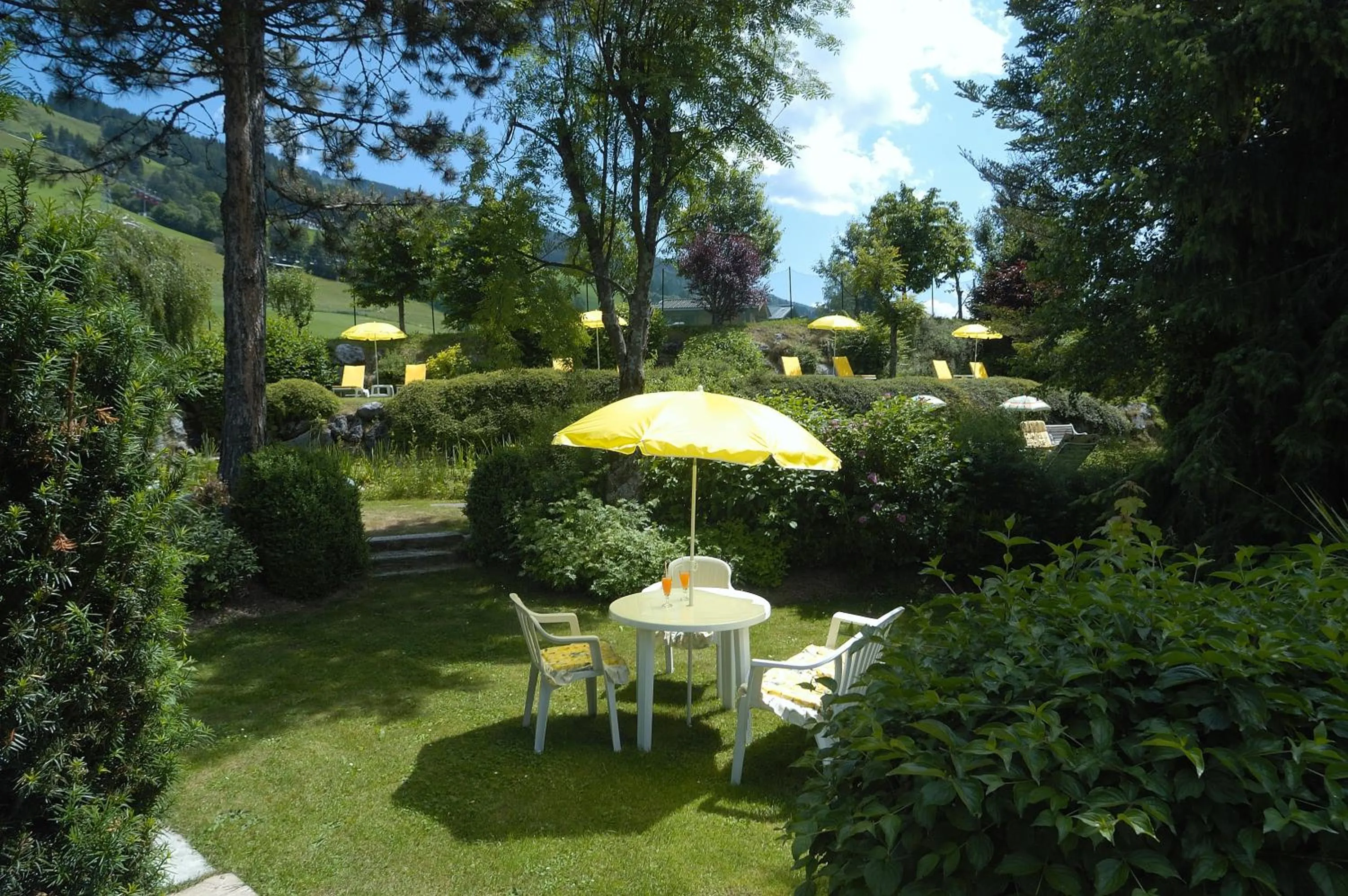 Garden in Boutique-Hotel Bauer