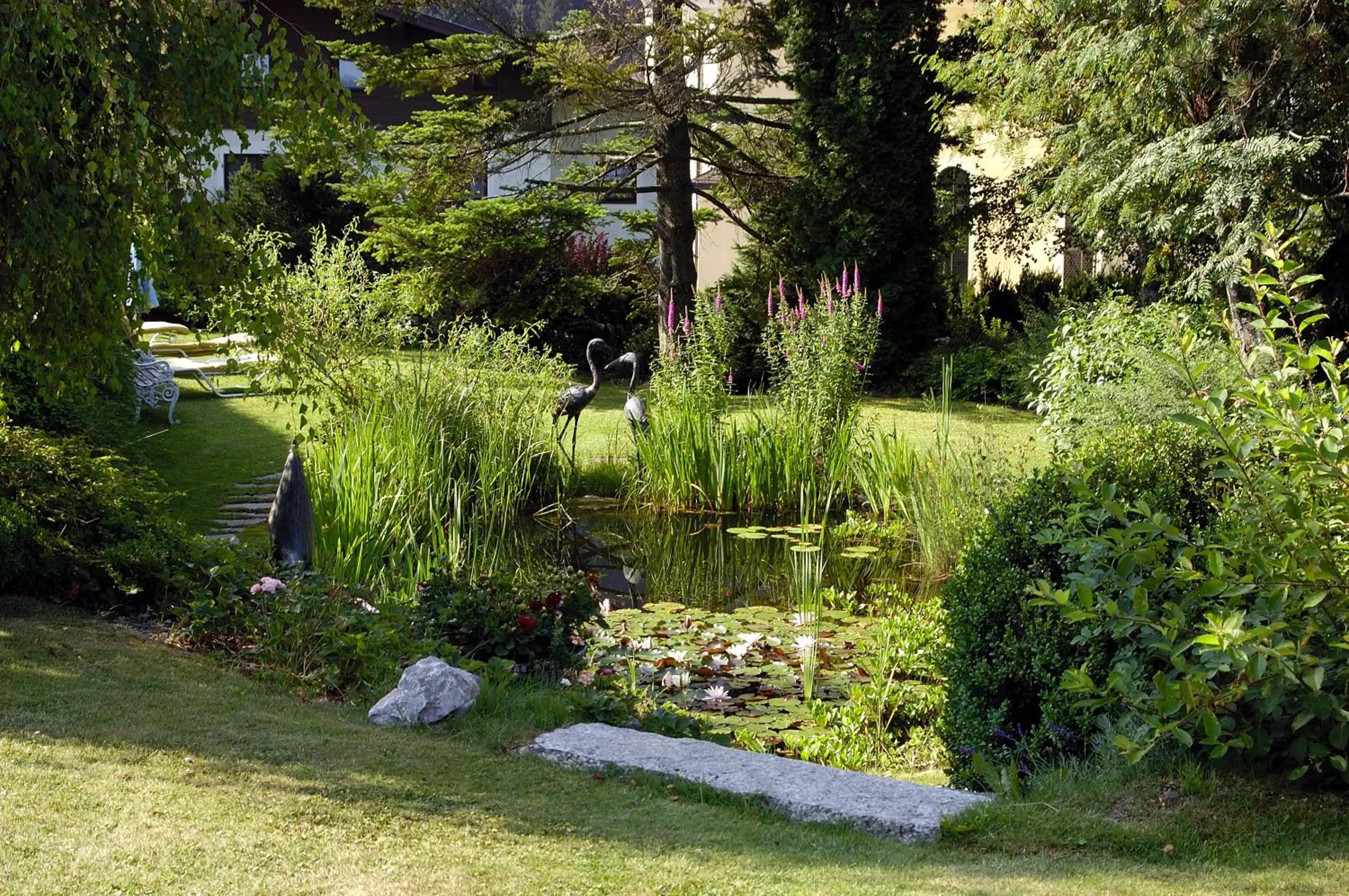 Garden in Boutique-Hotel Bauer