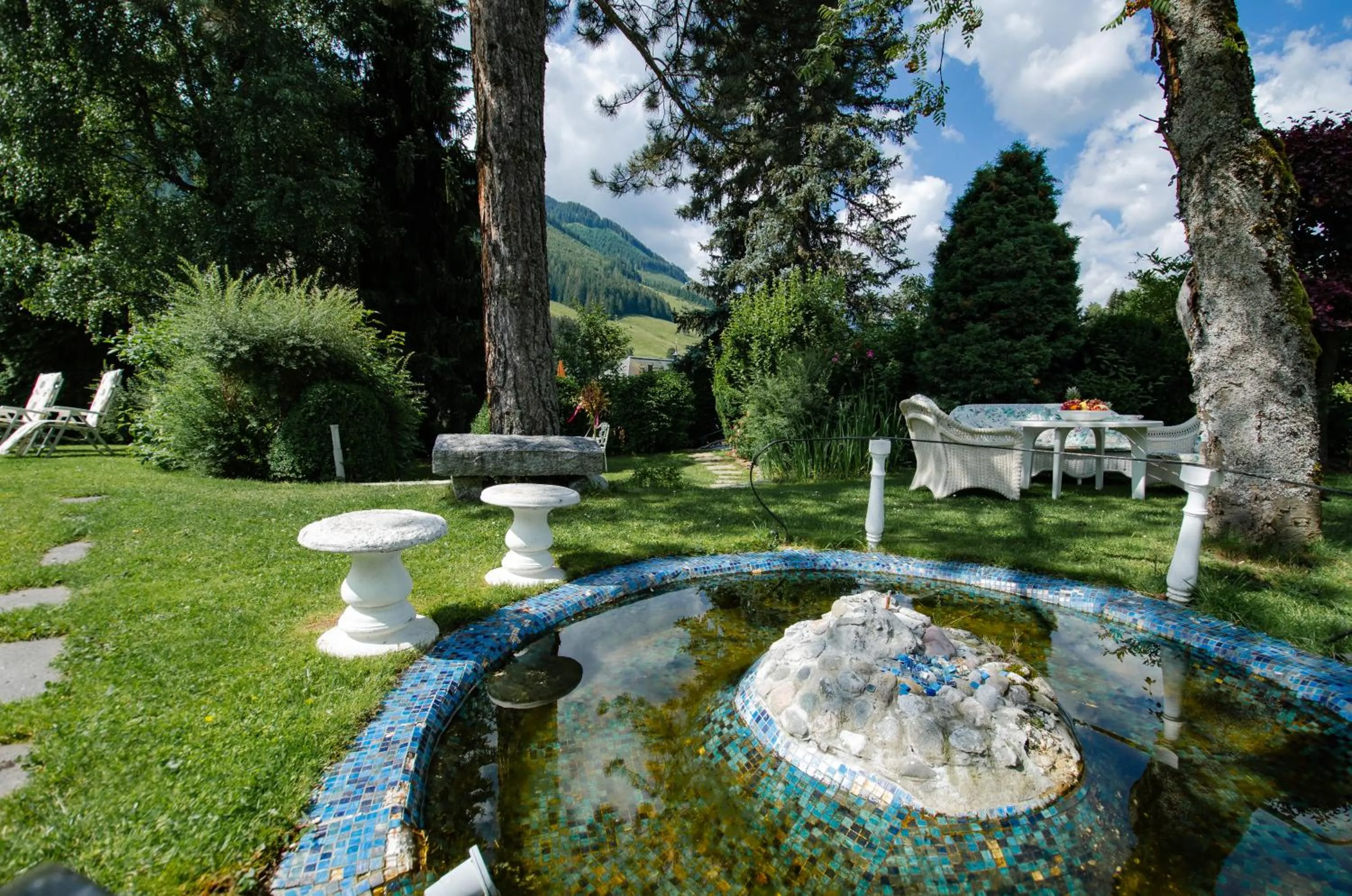 Garden in Boutique-Hotel Bauer