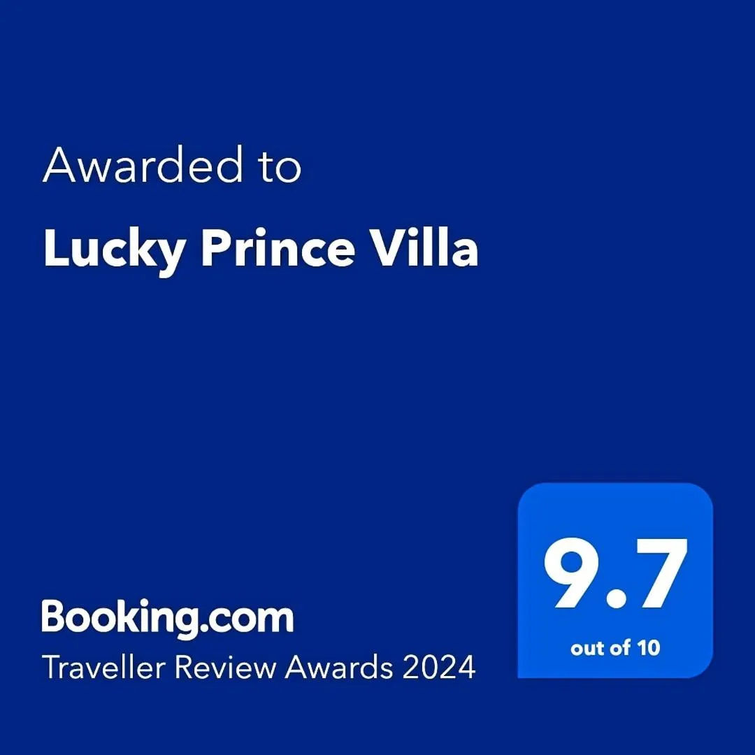 Certificate/Award in Lucky Prince Villa & Ayurveda Wellness