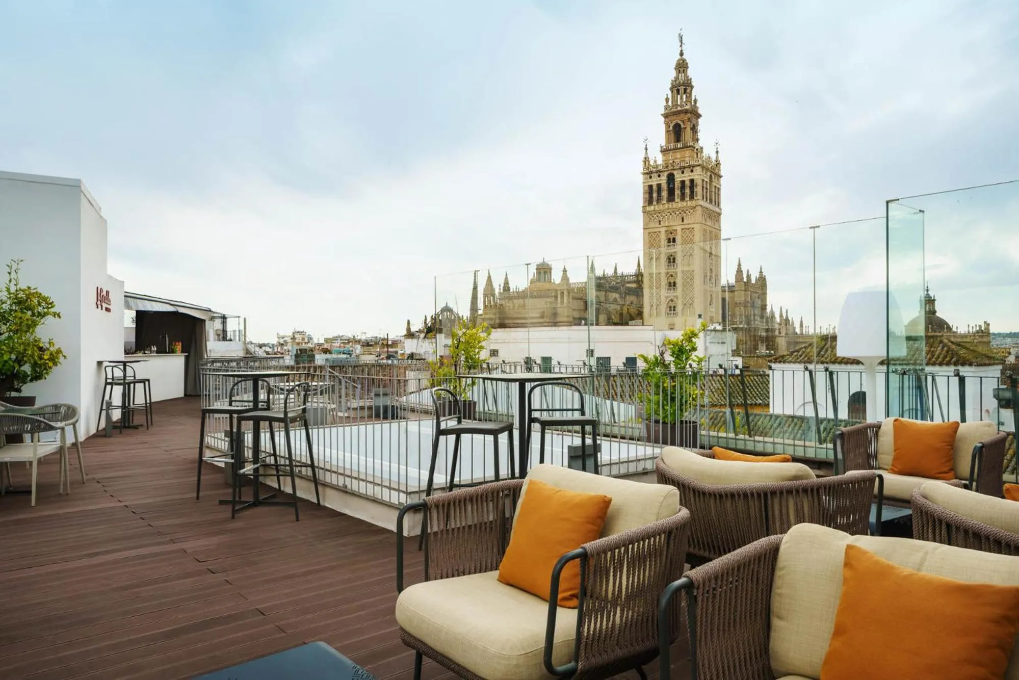 Balcony/Terrace in Eurostars Sevilla Boutique