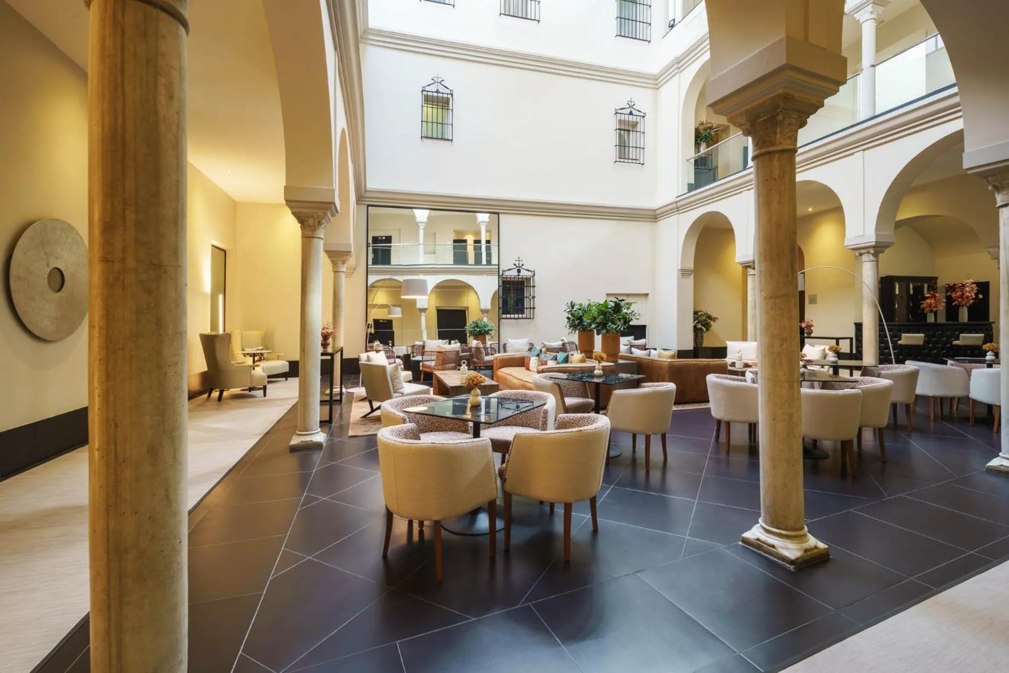 Seating area in Eurostars Sevilla Boutique