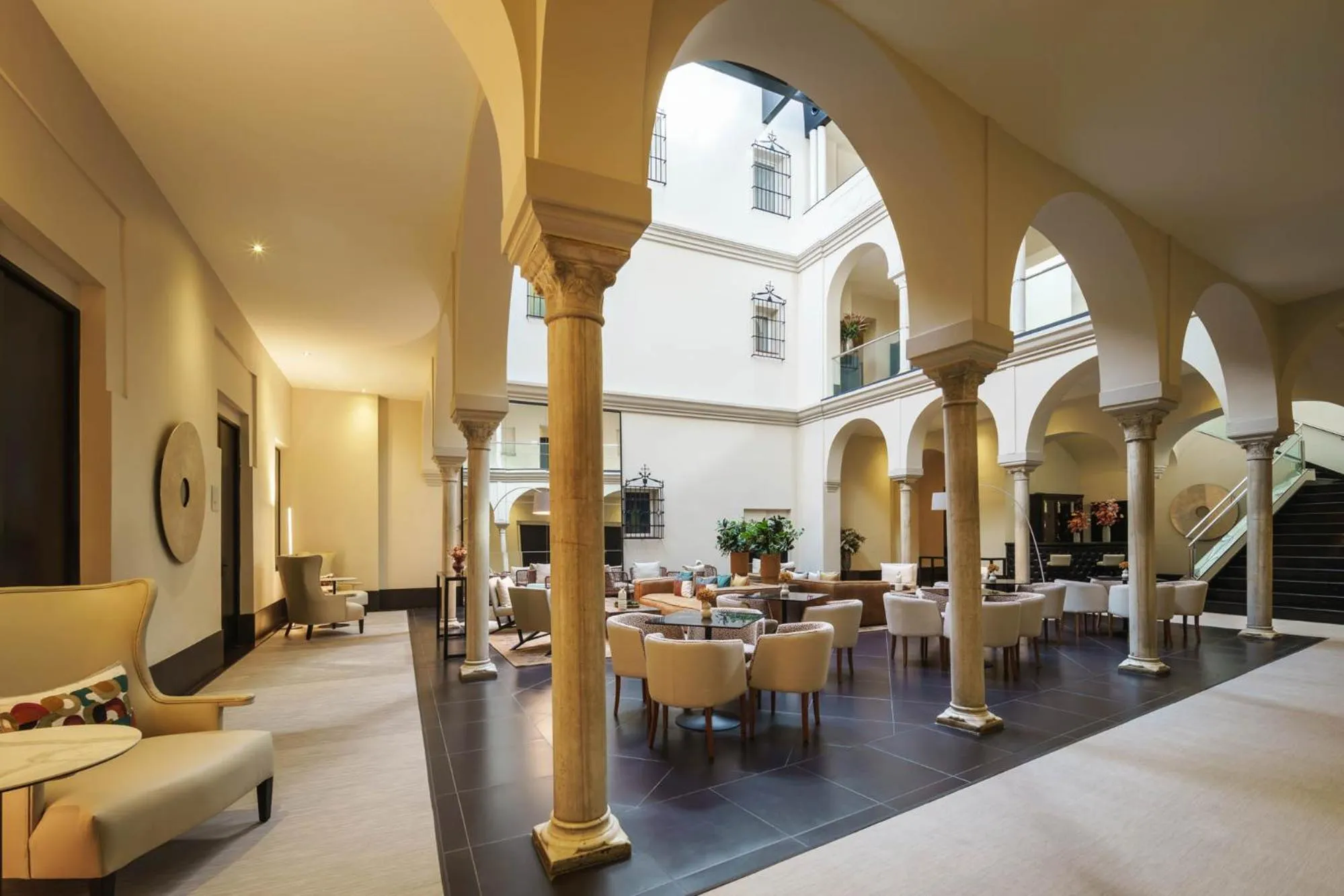Seating area in Eurostars Sevilla Boutique