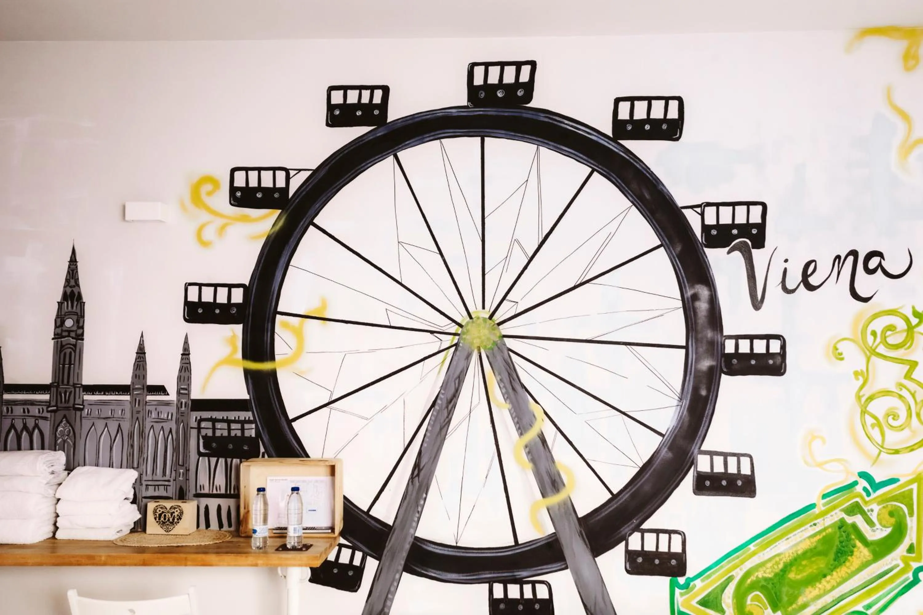 Text overlay in Le Vintage