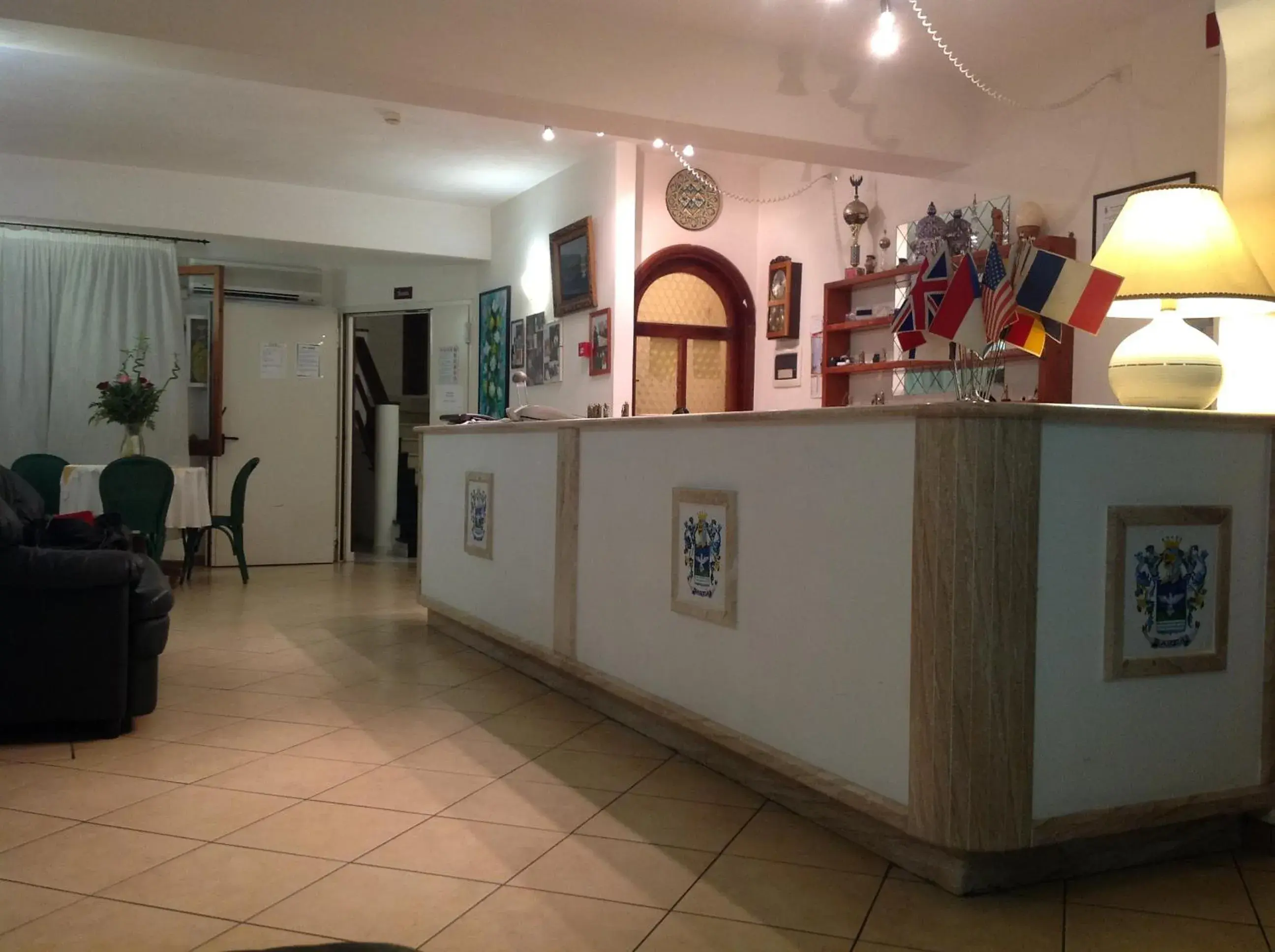 Lobby or reception in Hotel Miramare Garzia Lobby or reception in Hotel Miramare Garzia