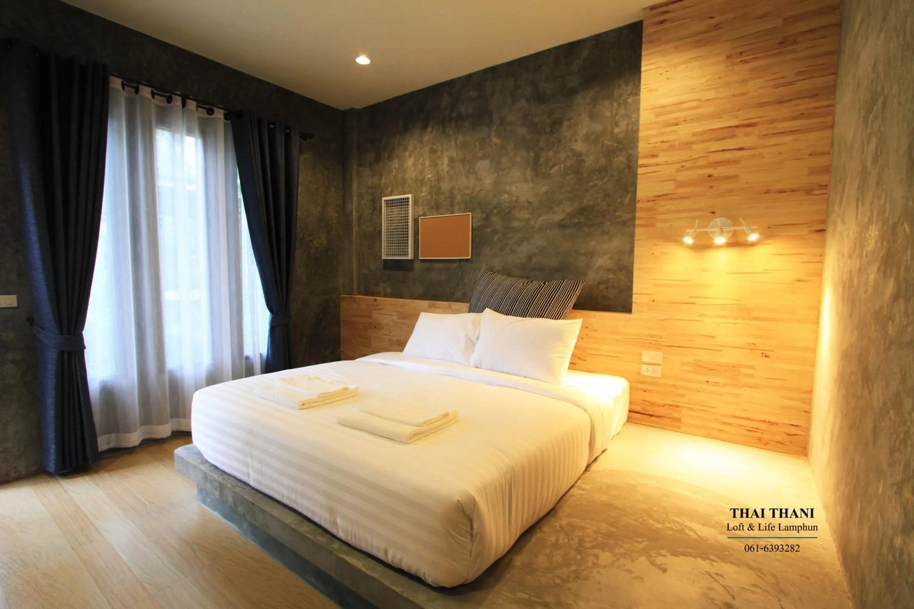 Bed in THAI THANI Loft & Life Lamphun