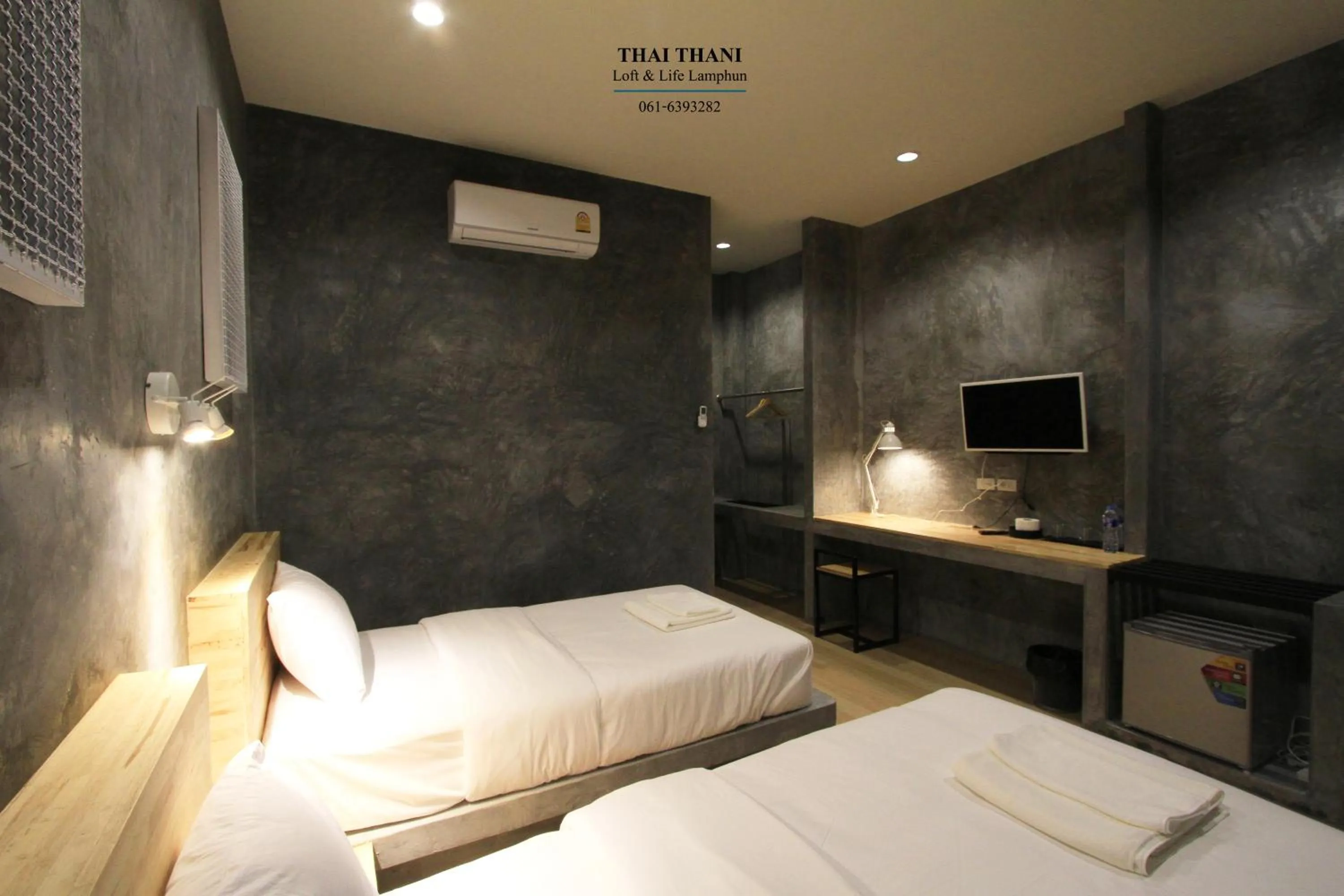 Photo of the whole room, Bed in THAI THANI Loft & Life Lamphun