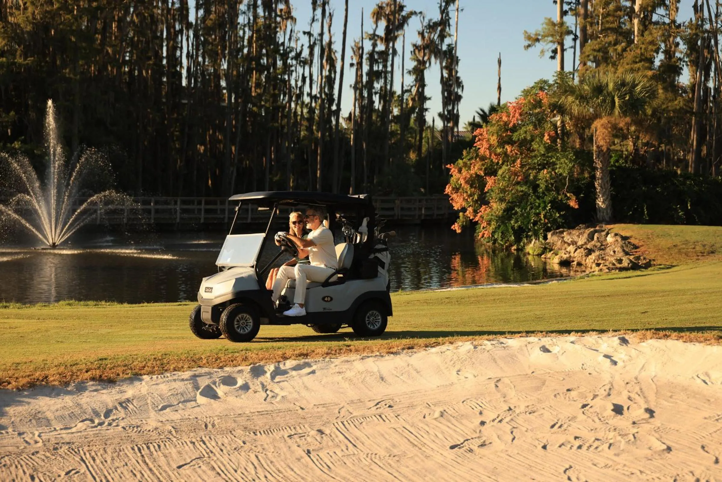 Golfcourse in Saddlebrook Resort