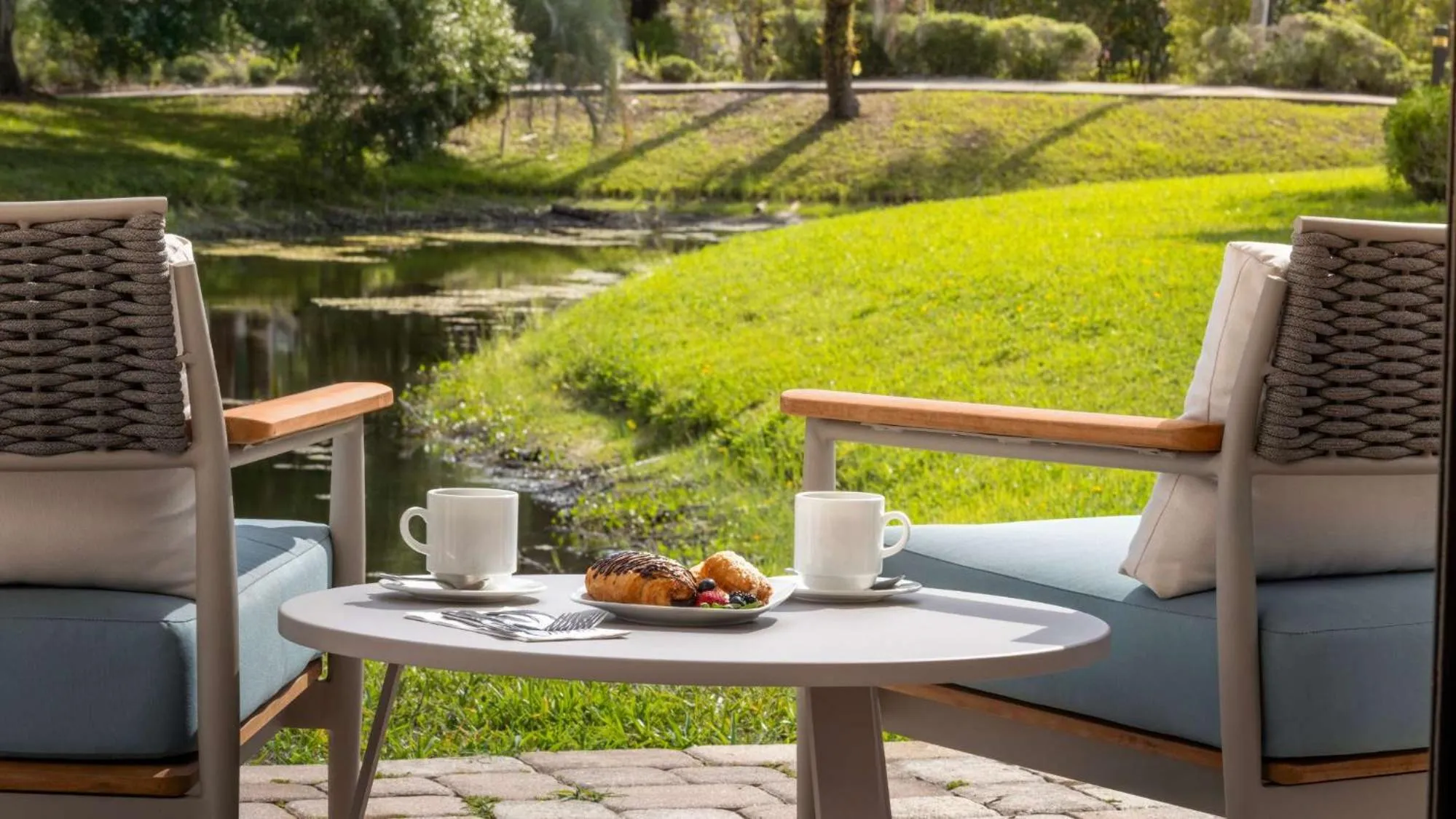 Patio in Saddlebrook Resort
