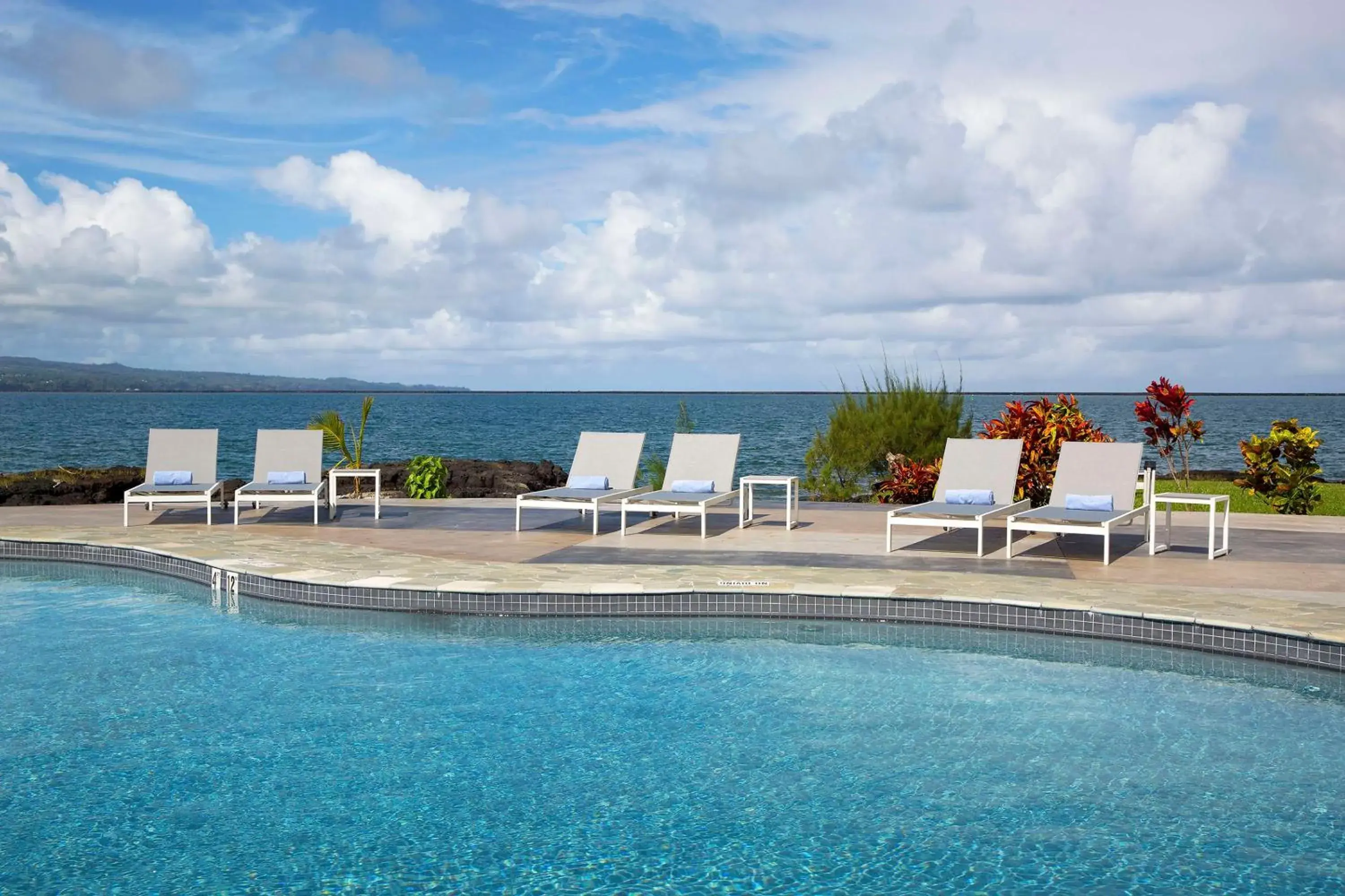 Pool view in Grand Naniloa Hotel, a Doubletree by Hilton Pool view in Grand Naniloa Hotel, a Doubletree by Hilton