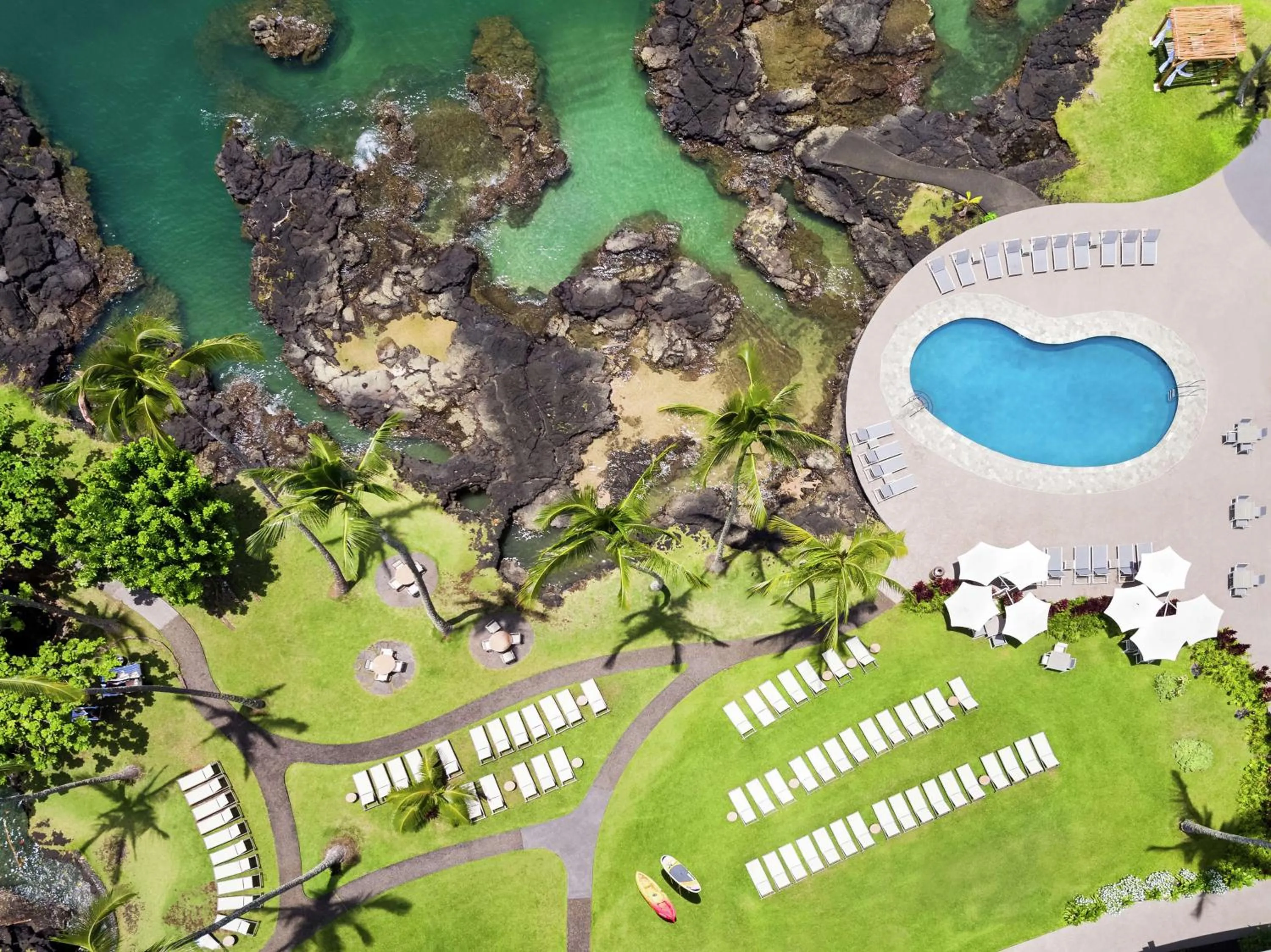 Pool view in Grand Naniloa Hotel, a Doubletree by Hilton