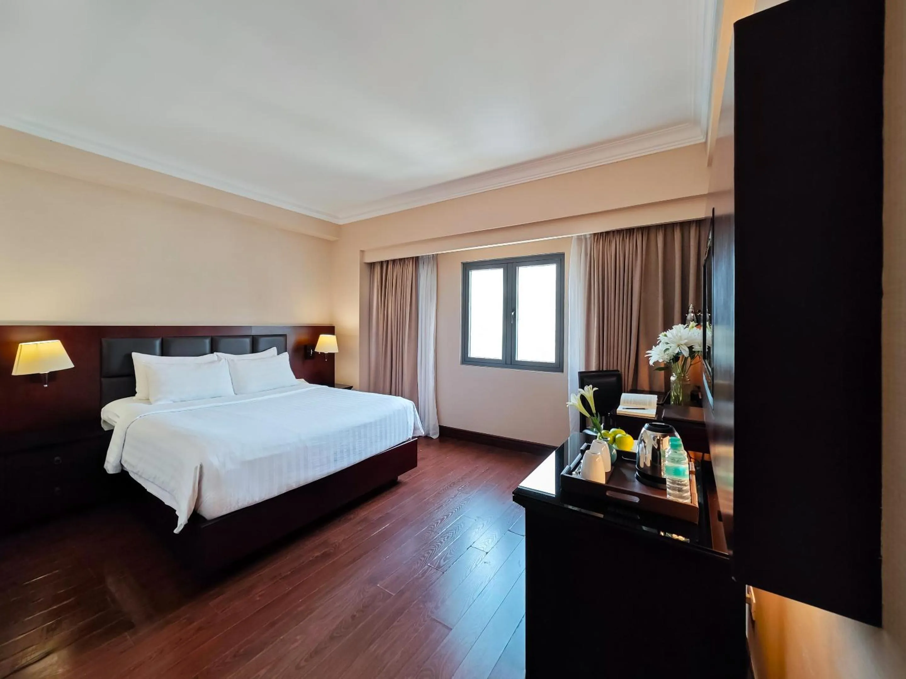 Bed in Nhat Ha 2 Hotel