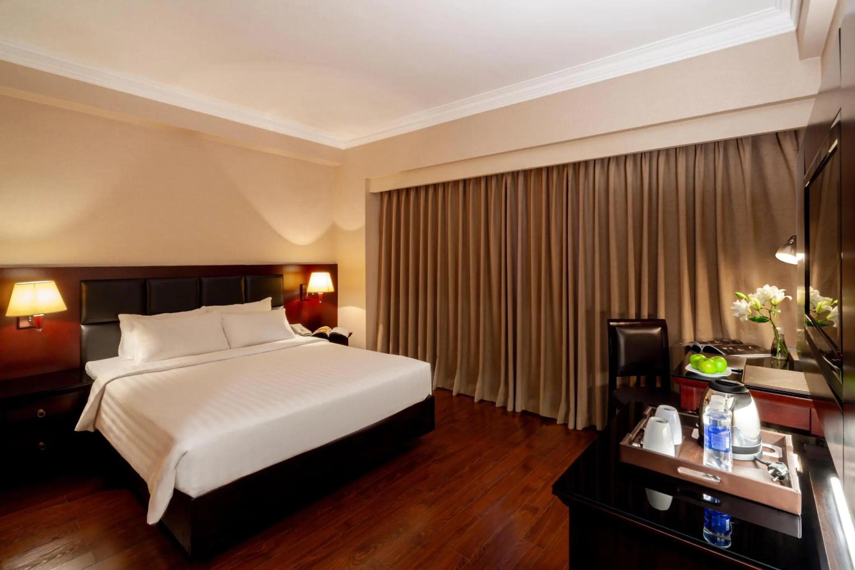 Bed in Nhat Ha 2 Hotel