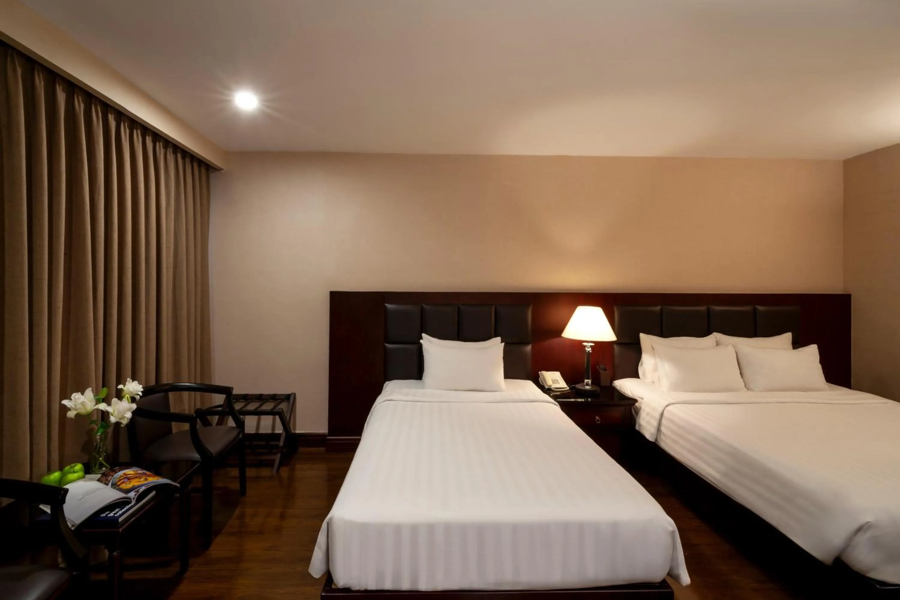 Bed in Nhat Ha 2 Hotel