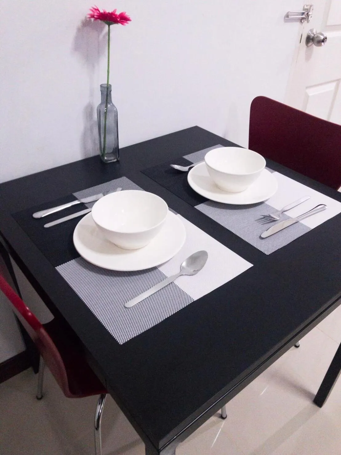 Dining area in The Icon service apartment